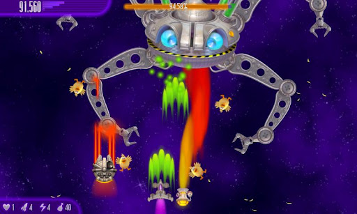 اسکرین شات 2 بازی Chicken Invaders 4