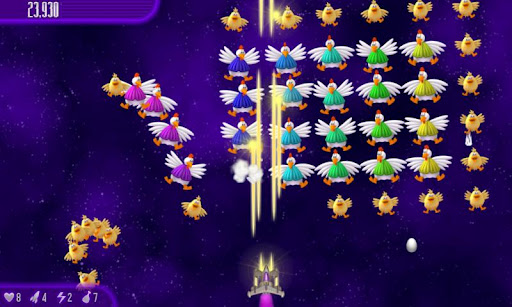 اسکرین شات 3 بازی Chicken Invaders 4