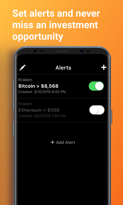 اسکرین شات 3 برنامه Crypto Tracker, News & Charts