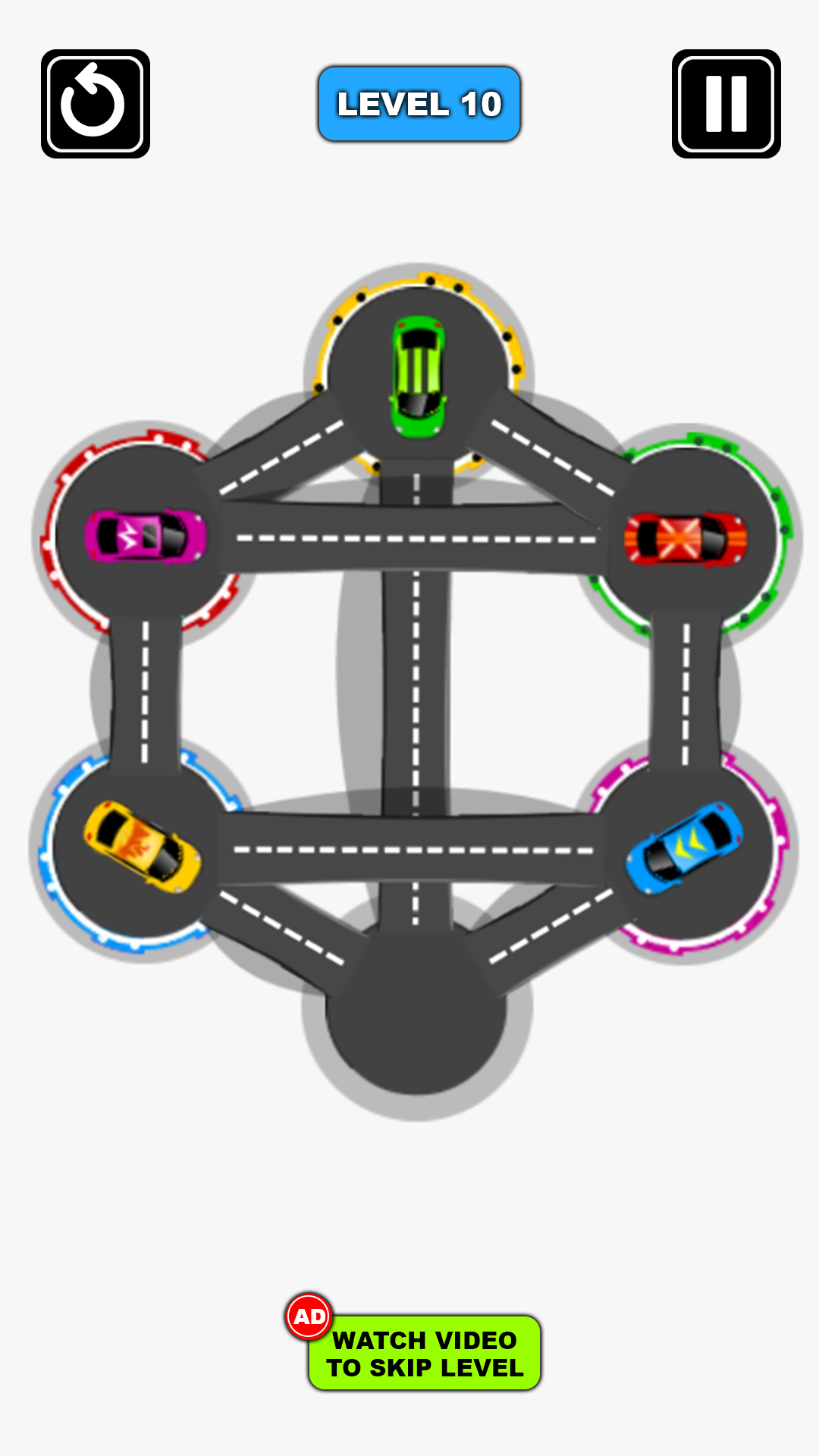 اسکرین شات 4 برنامه Car Parking Order Puzzle Game