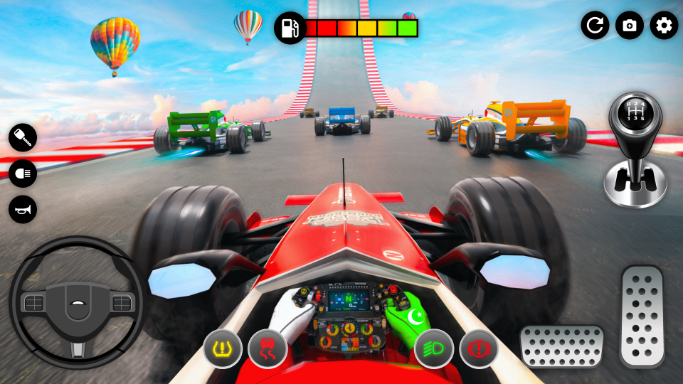 اسکرین شات 2 برنامه Formula Car GT Racing Stunts
