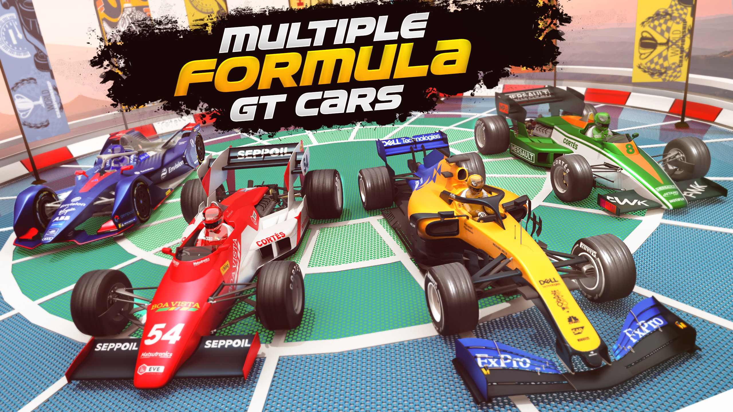 اسکرین شات 5 برنامه Formula Car GT Racing Stunts