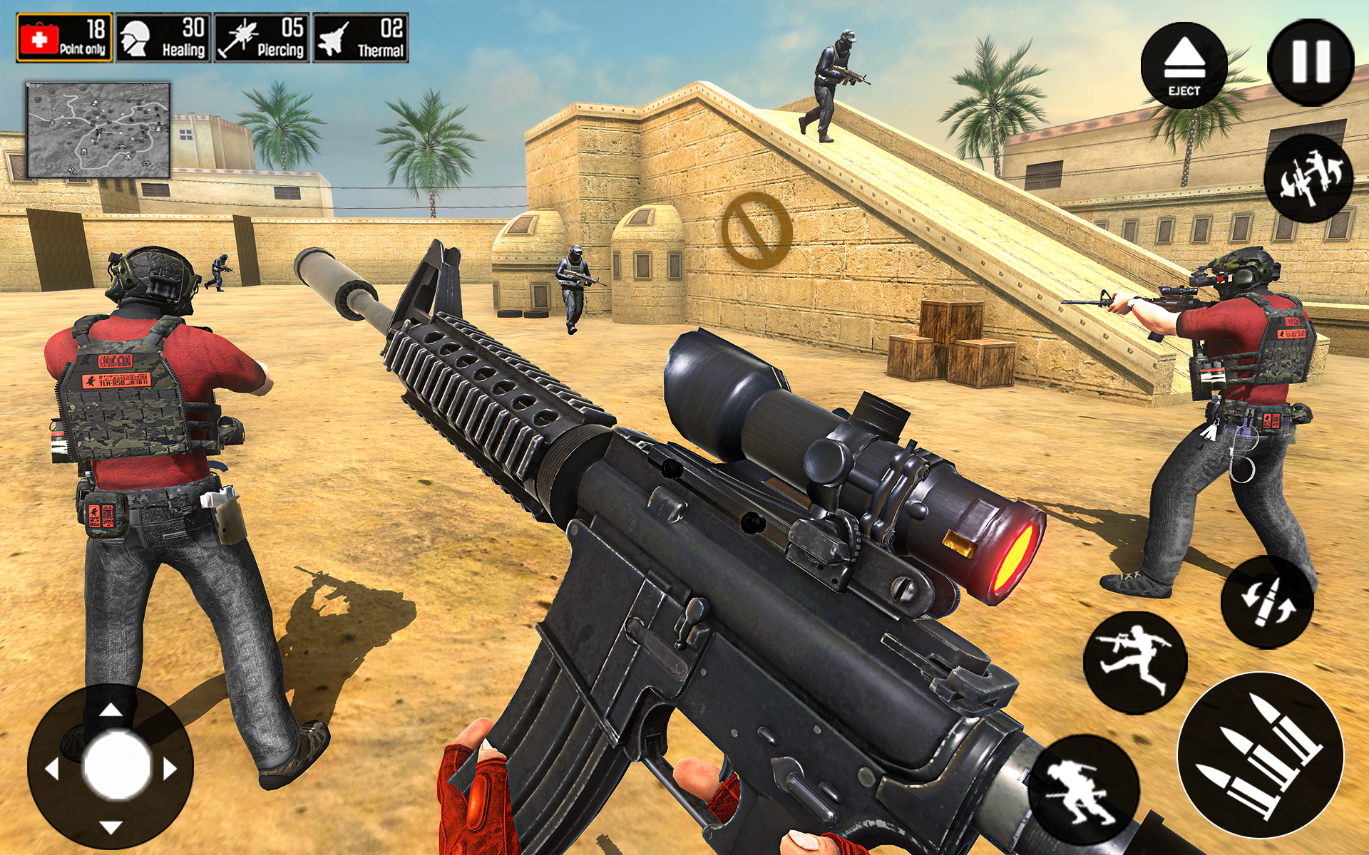 اسکرین شات 4 برنامه Modern Gun Shooting Fps Games