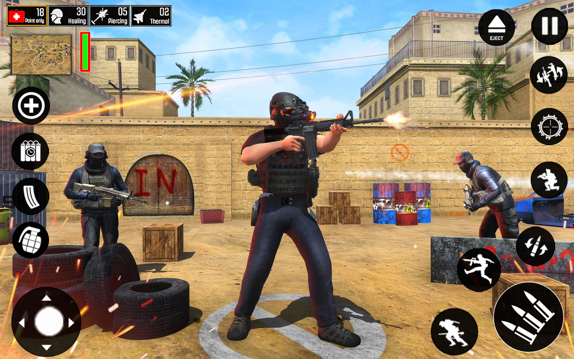 اسکرین شات 2 برنامه Modern Gun Shooting Fps Games