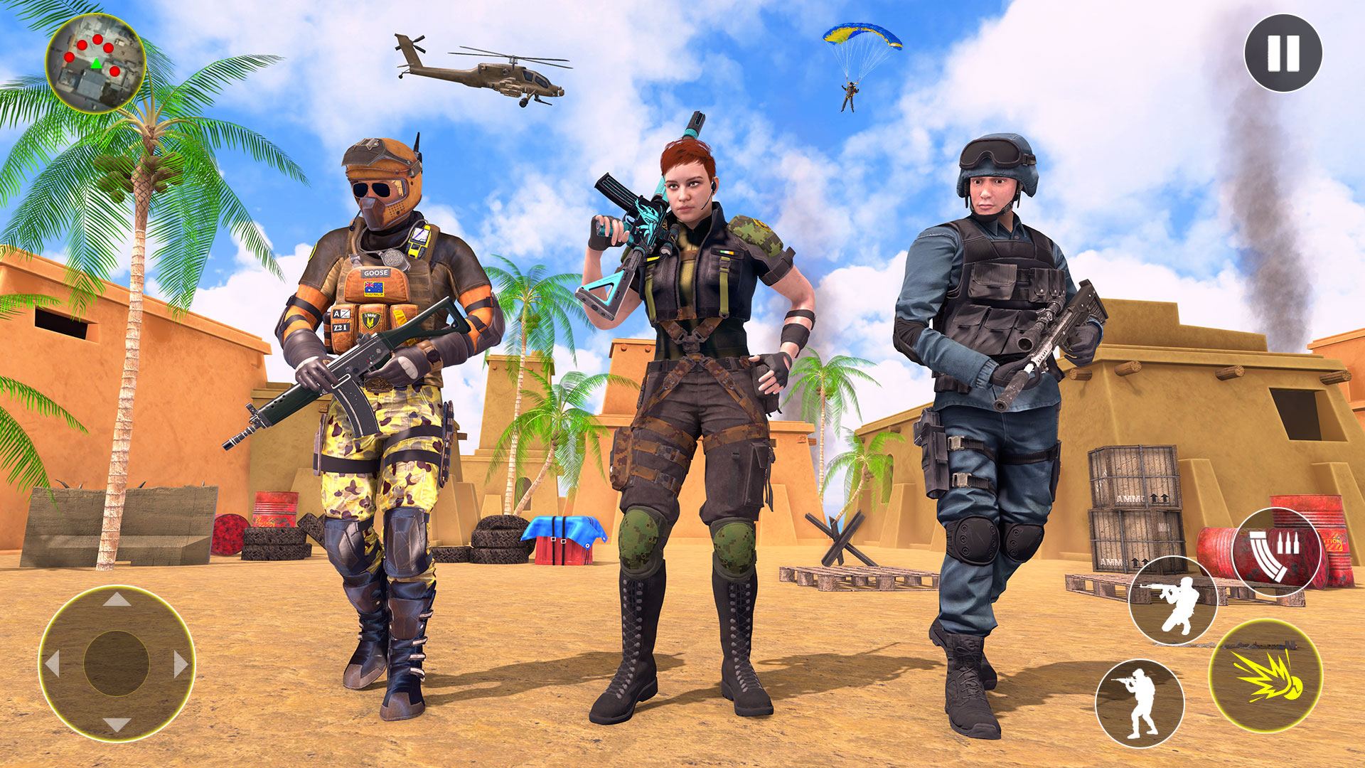 اسکرین شات 6 برنامه Modern Gun Shooting Fps Games