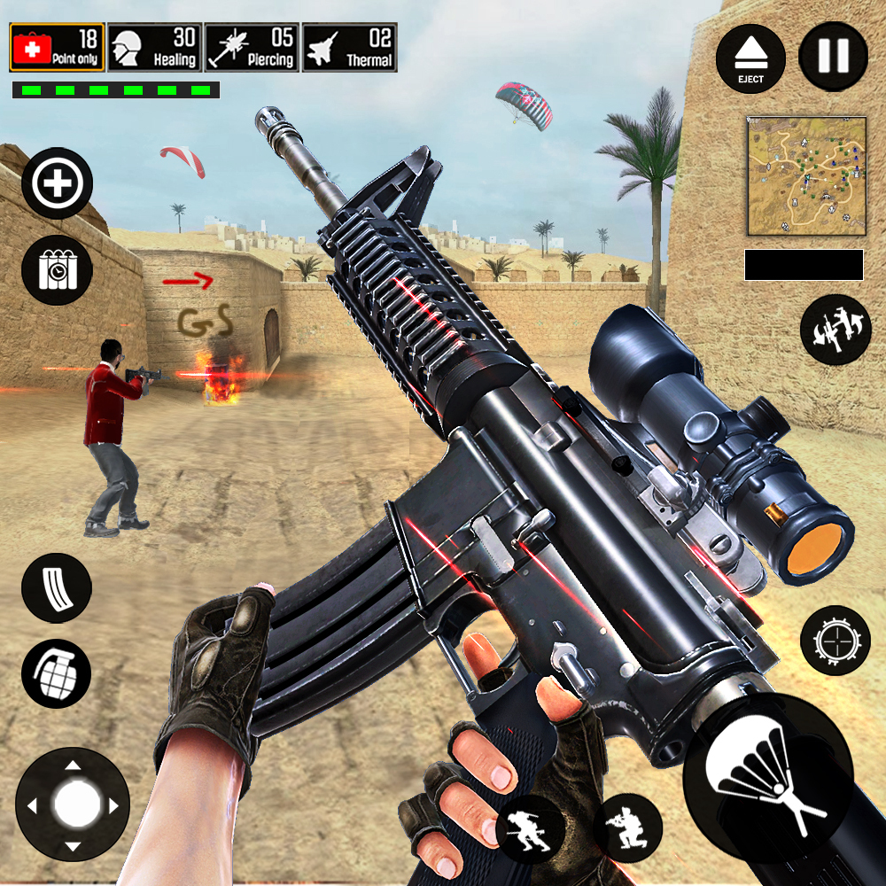 اسکرین شات 1 برنامه Modern Gun Shooting Fps Games