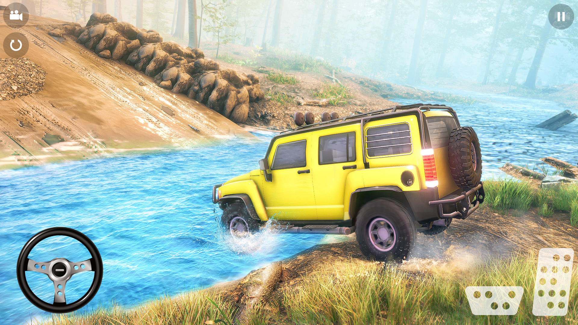 اسکرین شات 5 برنامه Extreme Jeep Driving Simulator