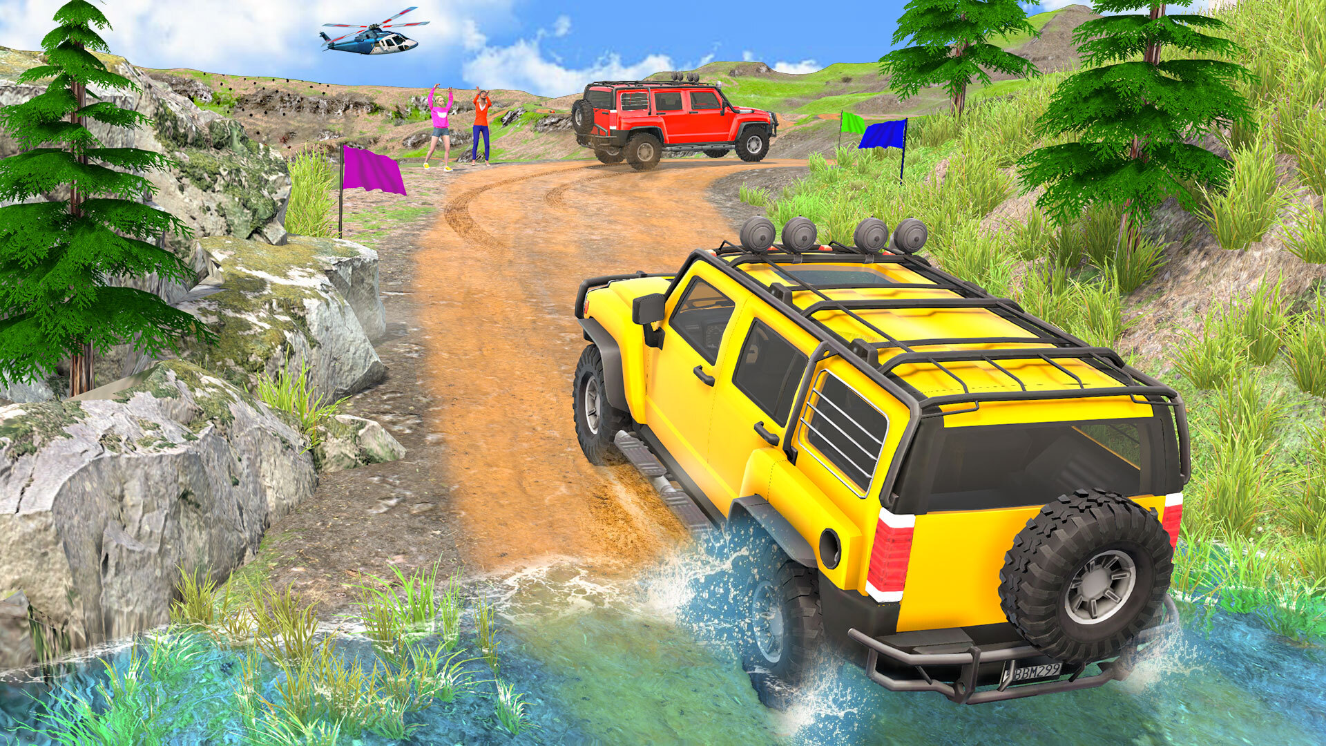 اسکرین شات 3 برنامه Extreme Jeep Driving Simulator