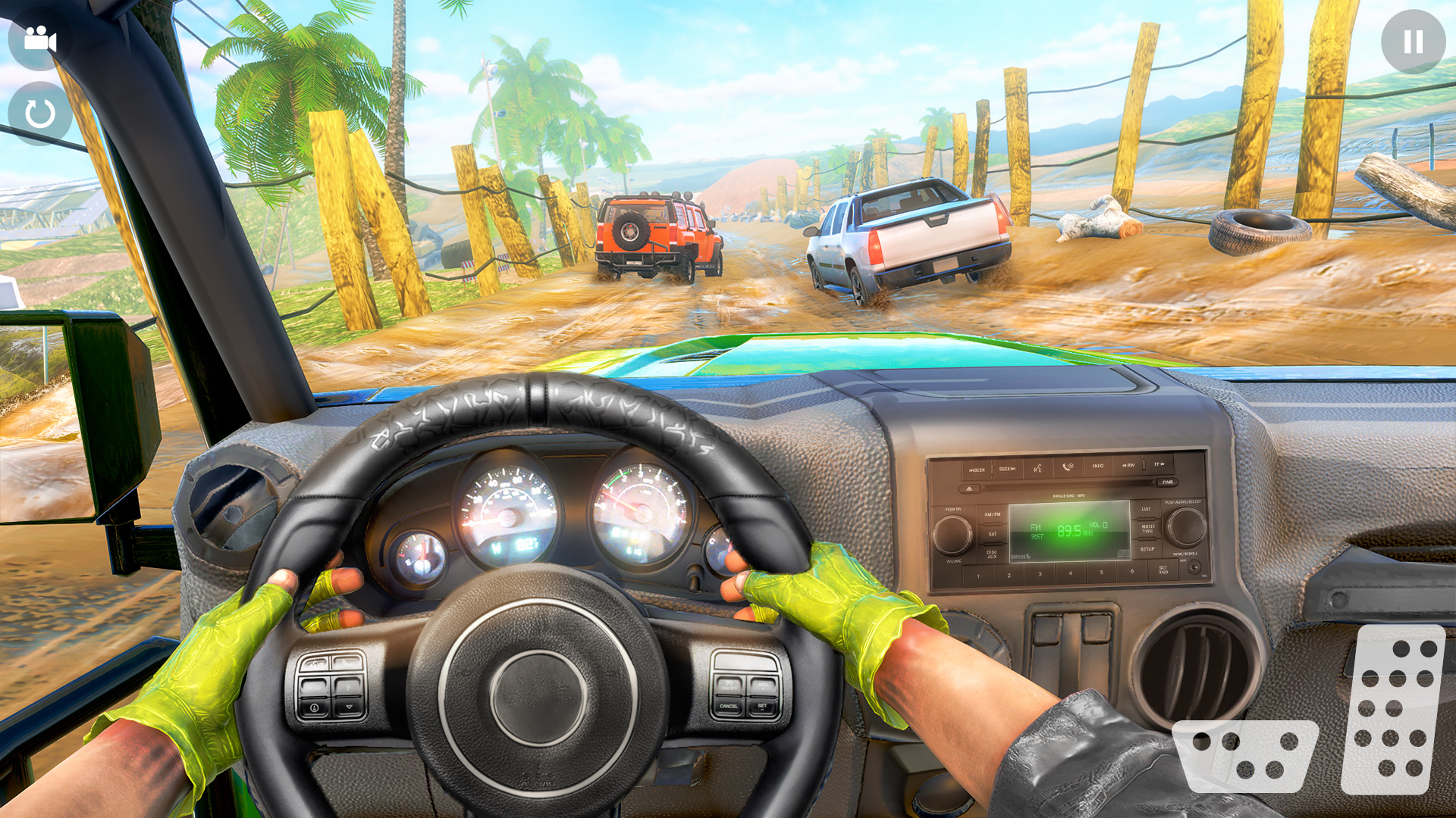 اسکرین شات 6 برنامه Extreme Jeep Driving Simulator