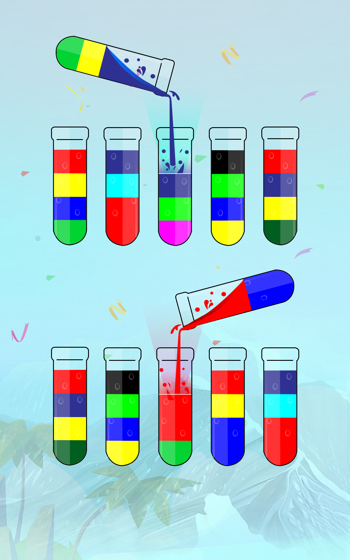 اسکرین شات 3 برنامه Water Sort Puzzle: Colors Sort