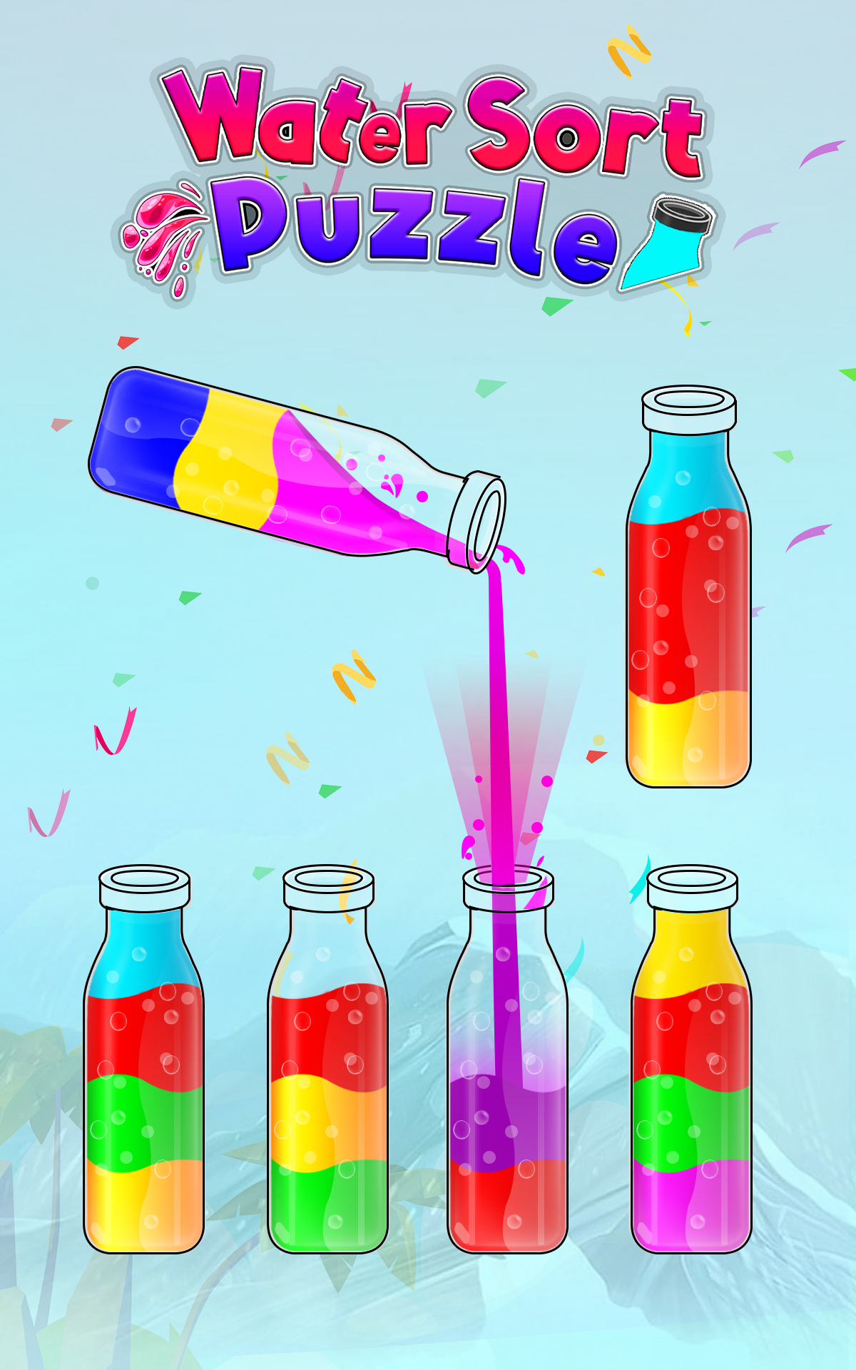 اسکرین شات 6 برنامه Water Sort Puzzle: Colors Sort