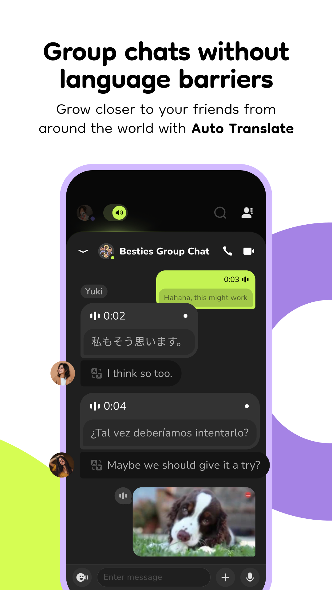 اسکرین شات 4 برنامه buz - voice connects