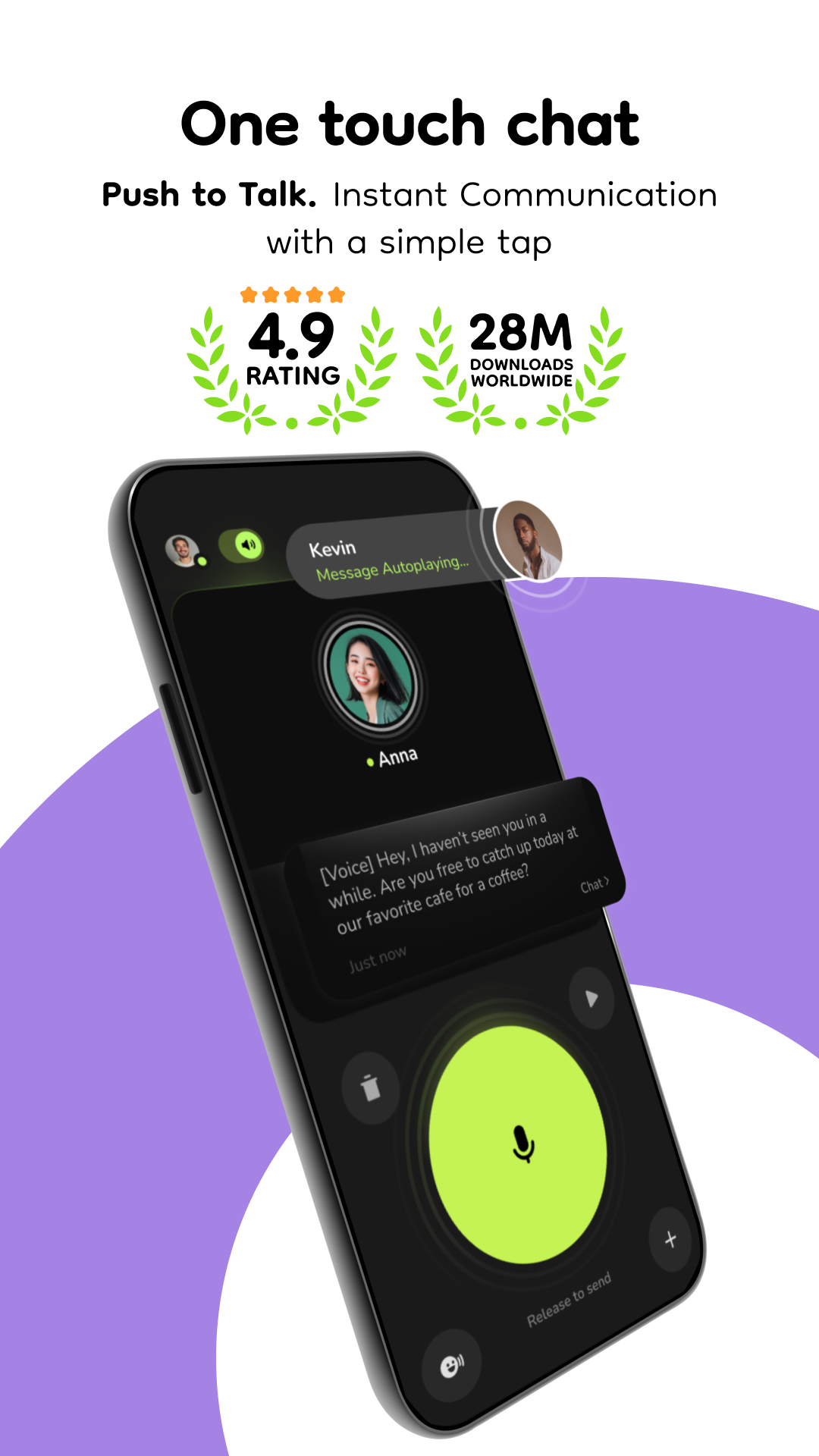 اسکرین شات 1 برنامه buz - voice connects