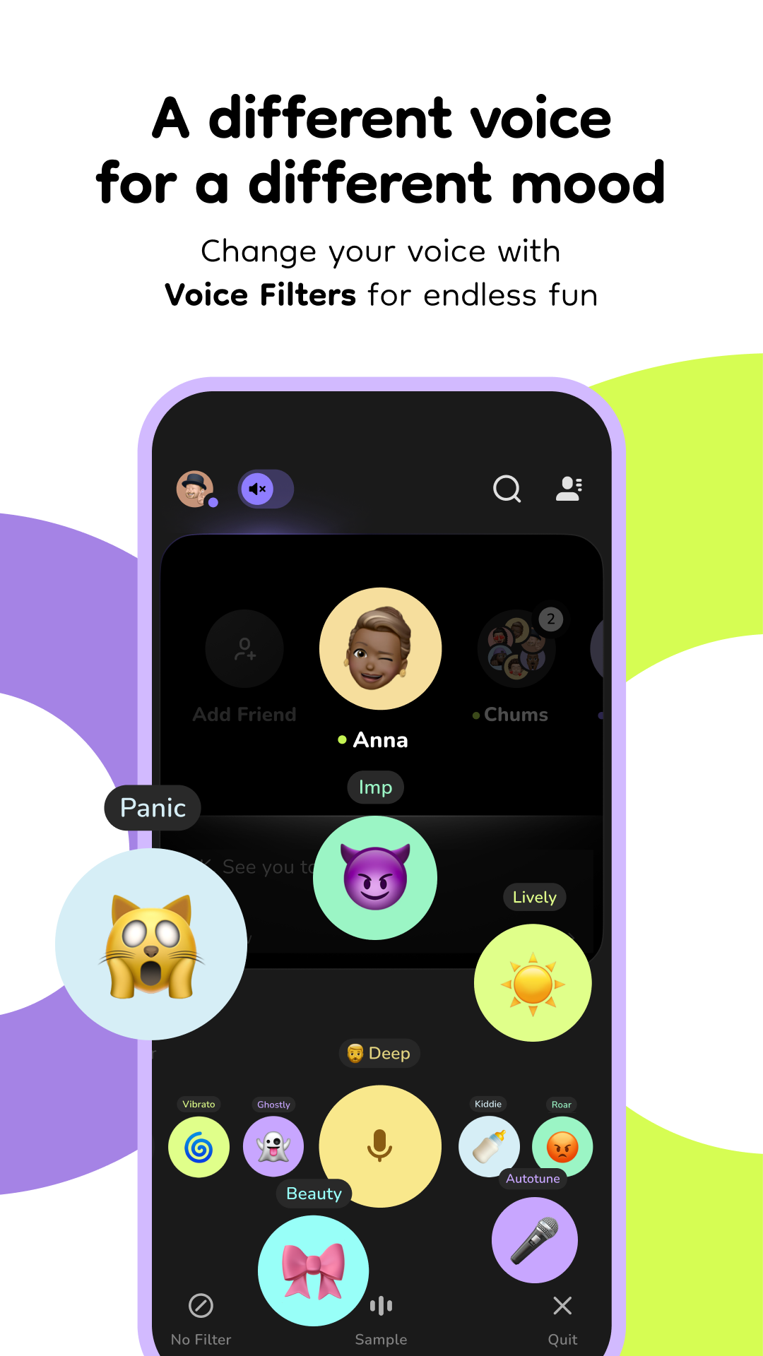 اسکرین شات 5 برنامه buz - voice connects