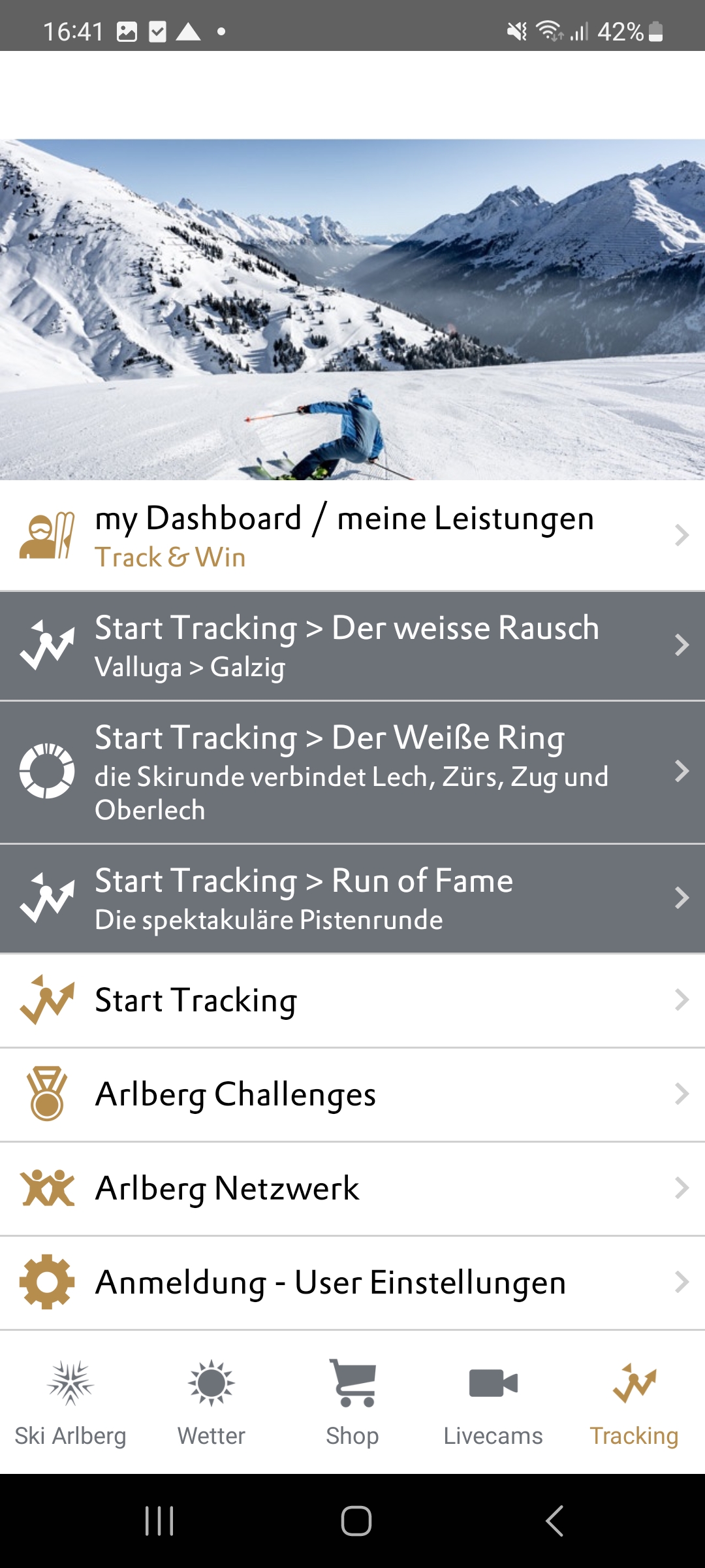 اسکرین شات 7 برنامه Ski Arlberg