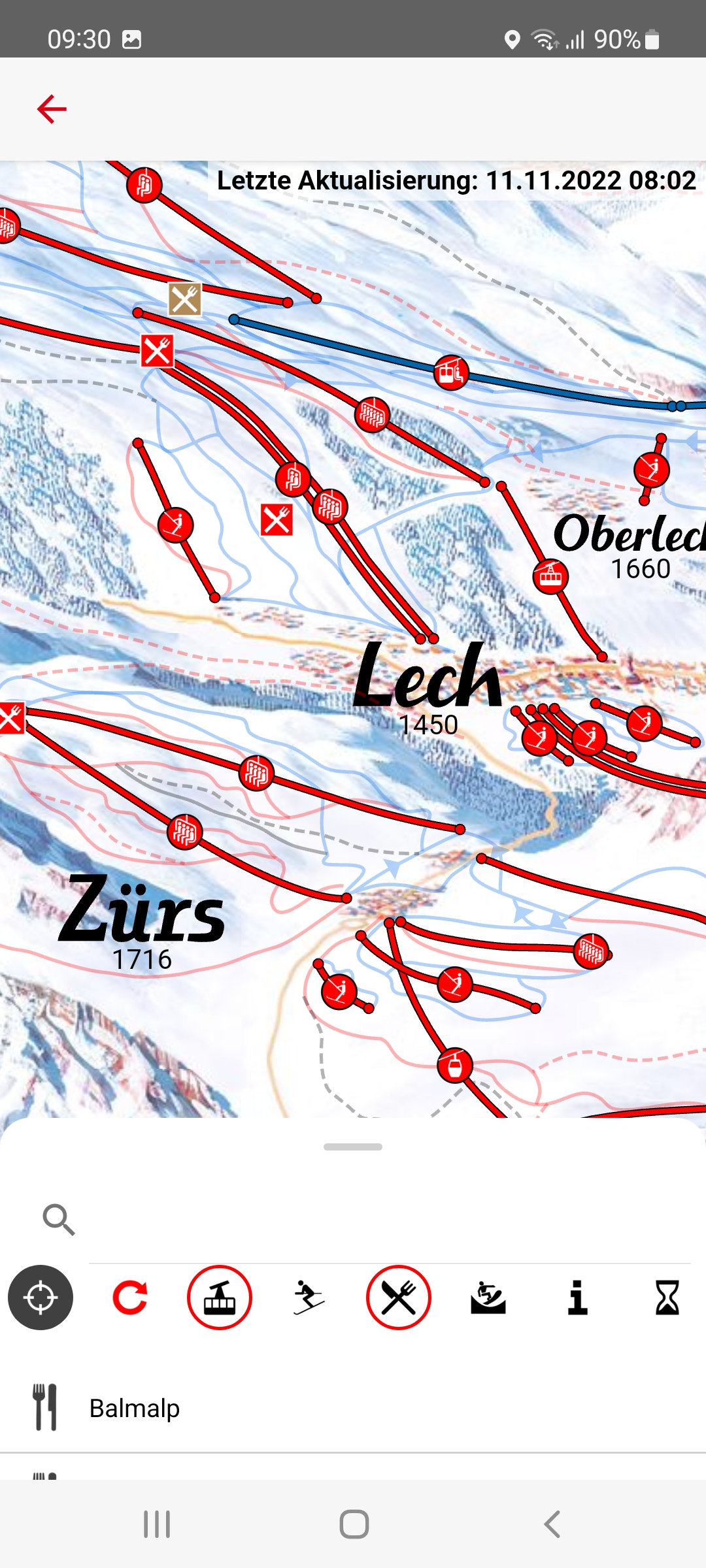 اسکرین شات 4 برنامه Ski Arlberg