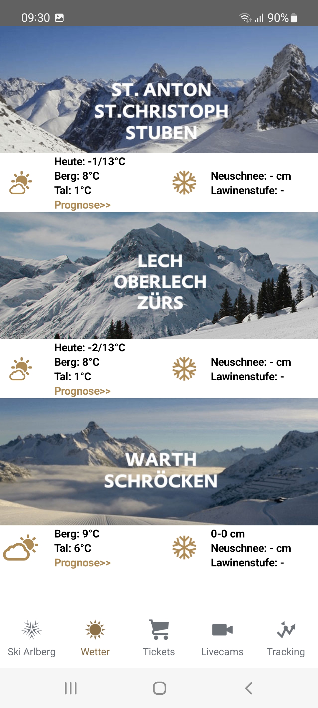 اسکرین شات 5 برنامه Ski Arlberg