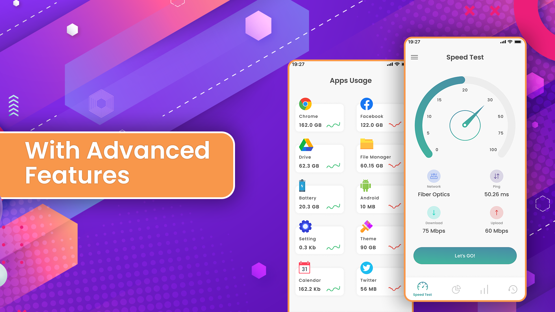 اسکرین شات 2 برنامه Internet Speed Test & Analyzer