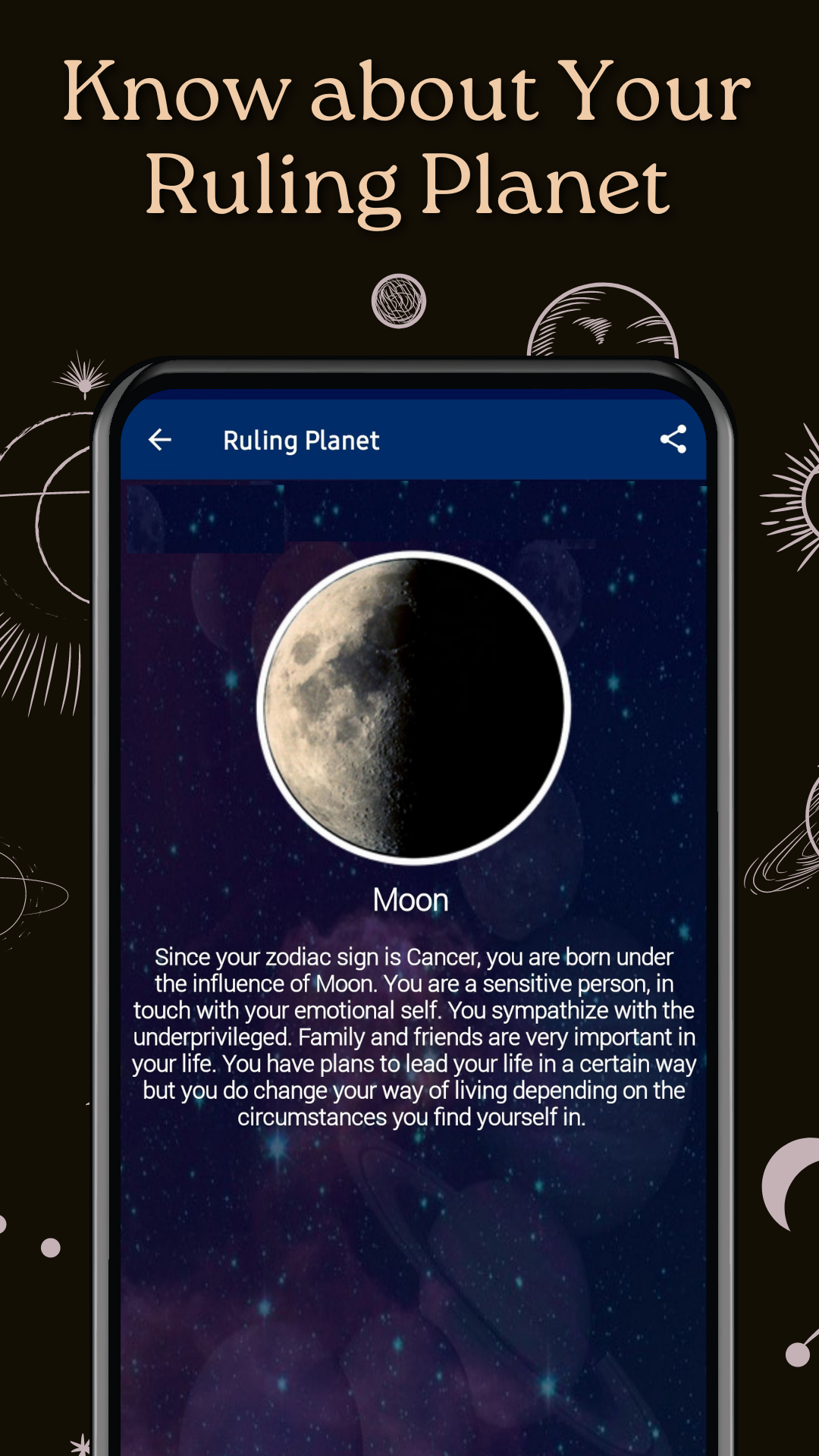 اسکرین شات 8 برنامه Astrology & Zodiac Dates Signs