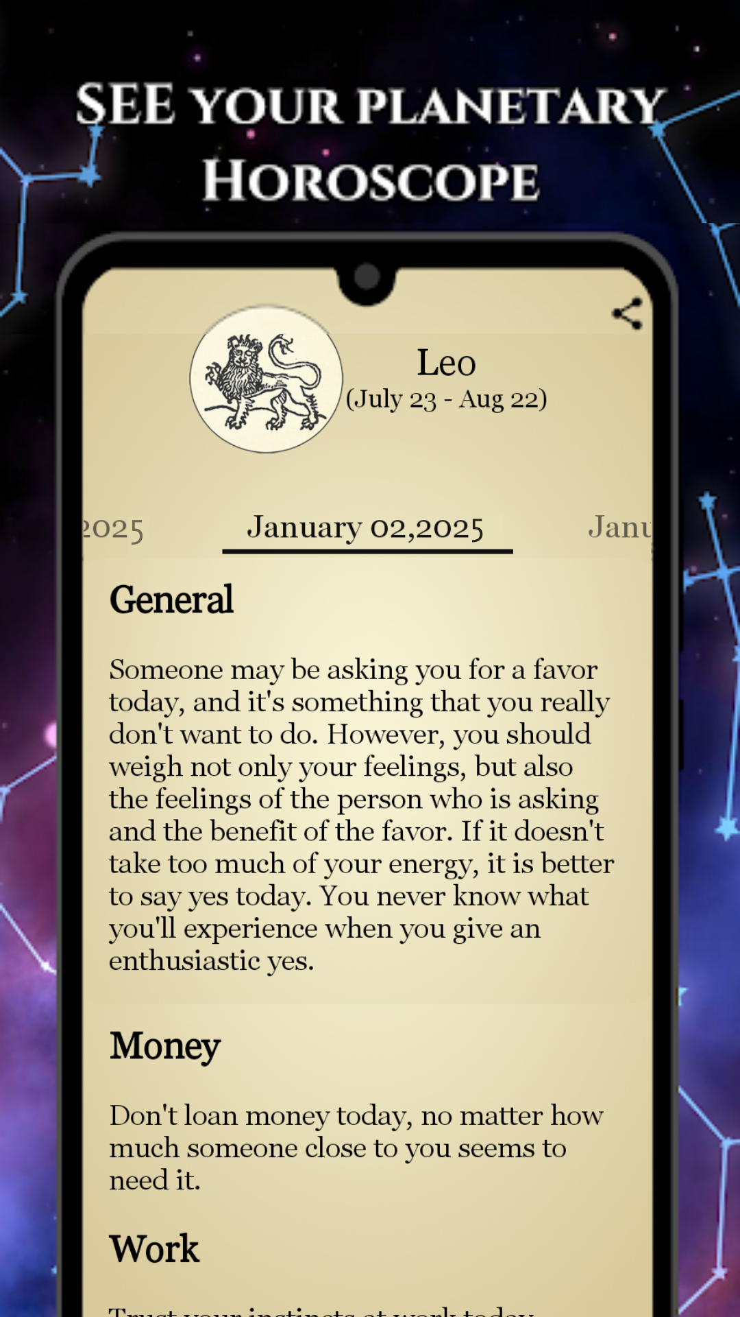 اسکرین شات 7 برنامه Daily Horoscope - Zodiac Signs