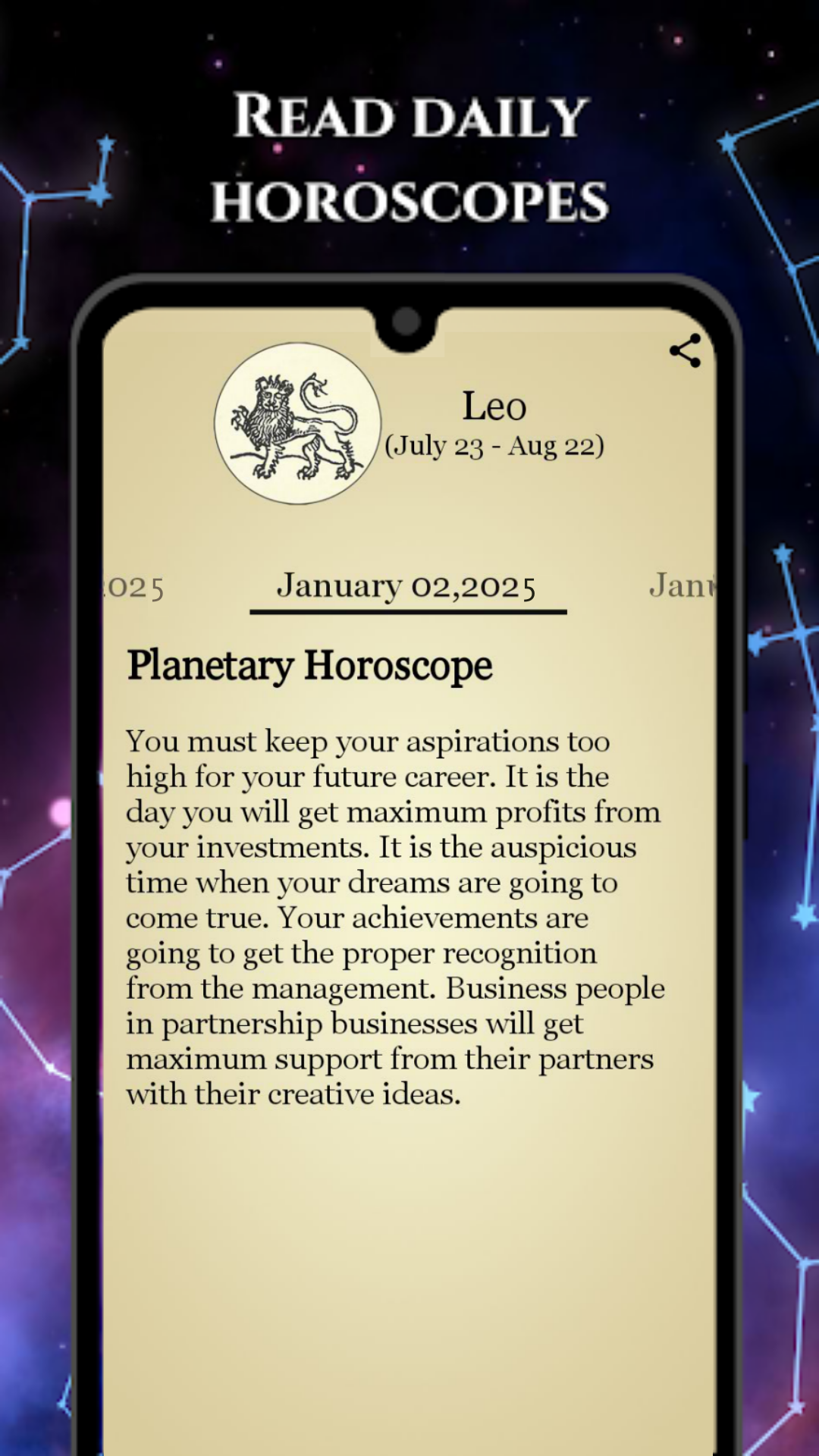 اسکرین شات 6 برنامه Daily Horoscope - Zodiac Signs