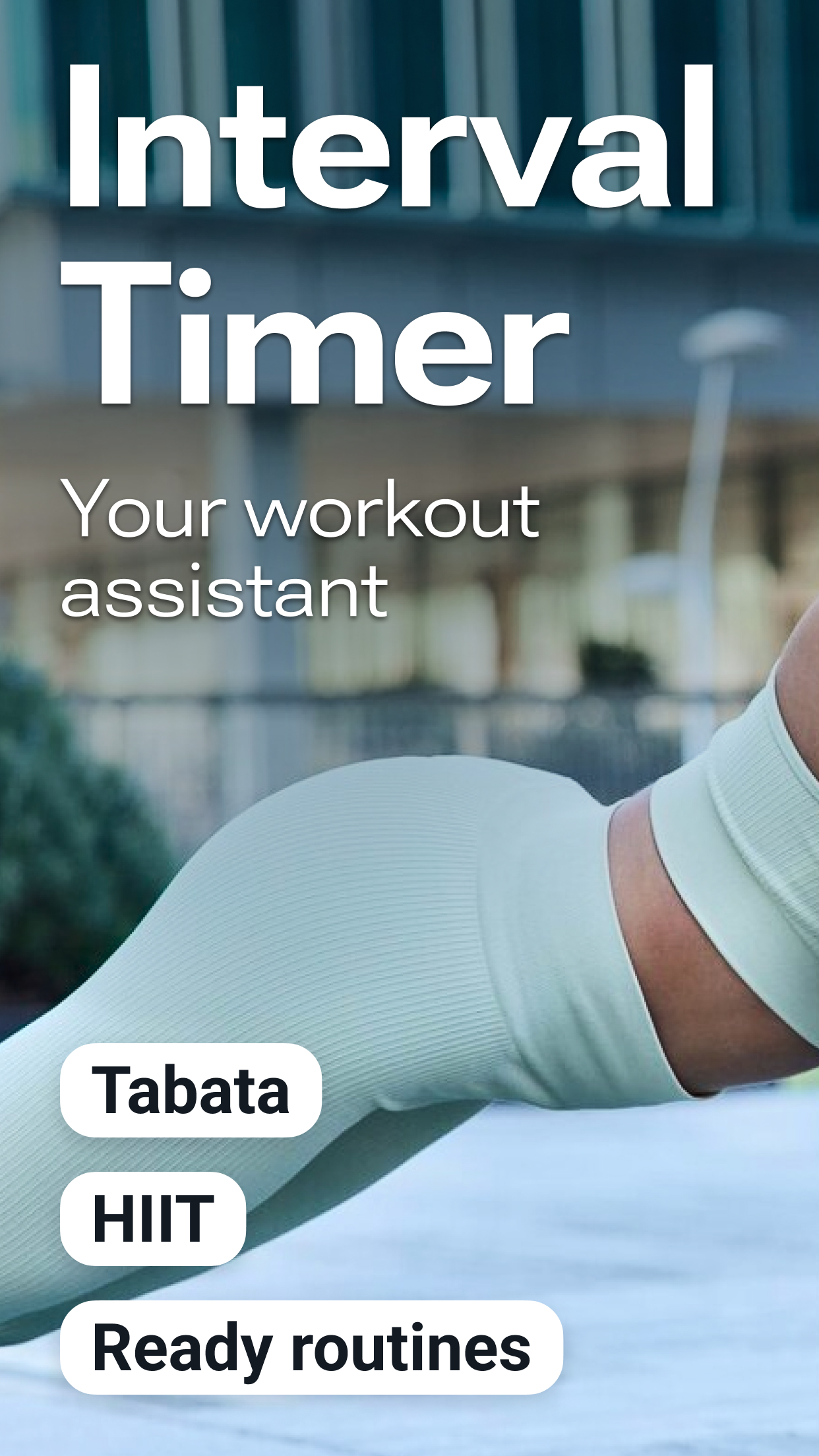 اسکرین شات 1 برنامه Interval Timer & Tabata Timer