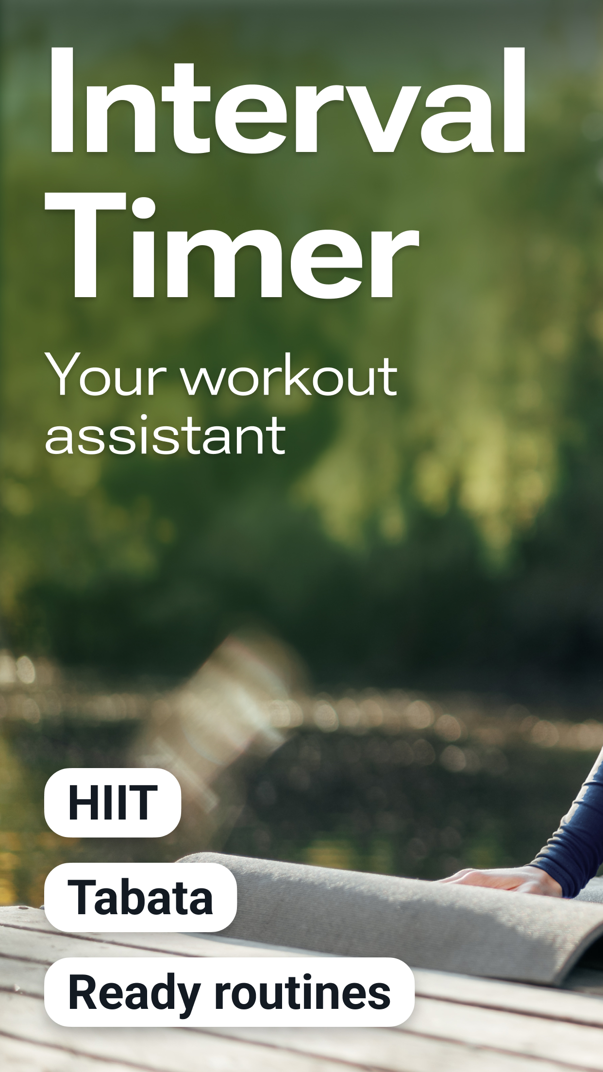 اسکرین شات 1 برنامه Interval Timer & Tabata Timer