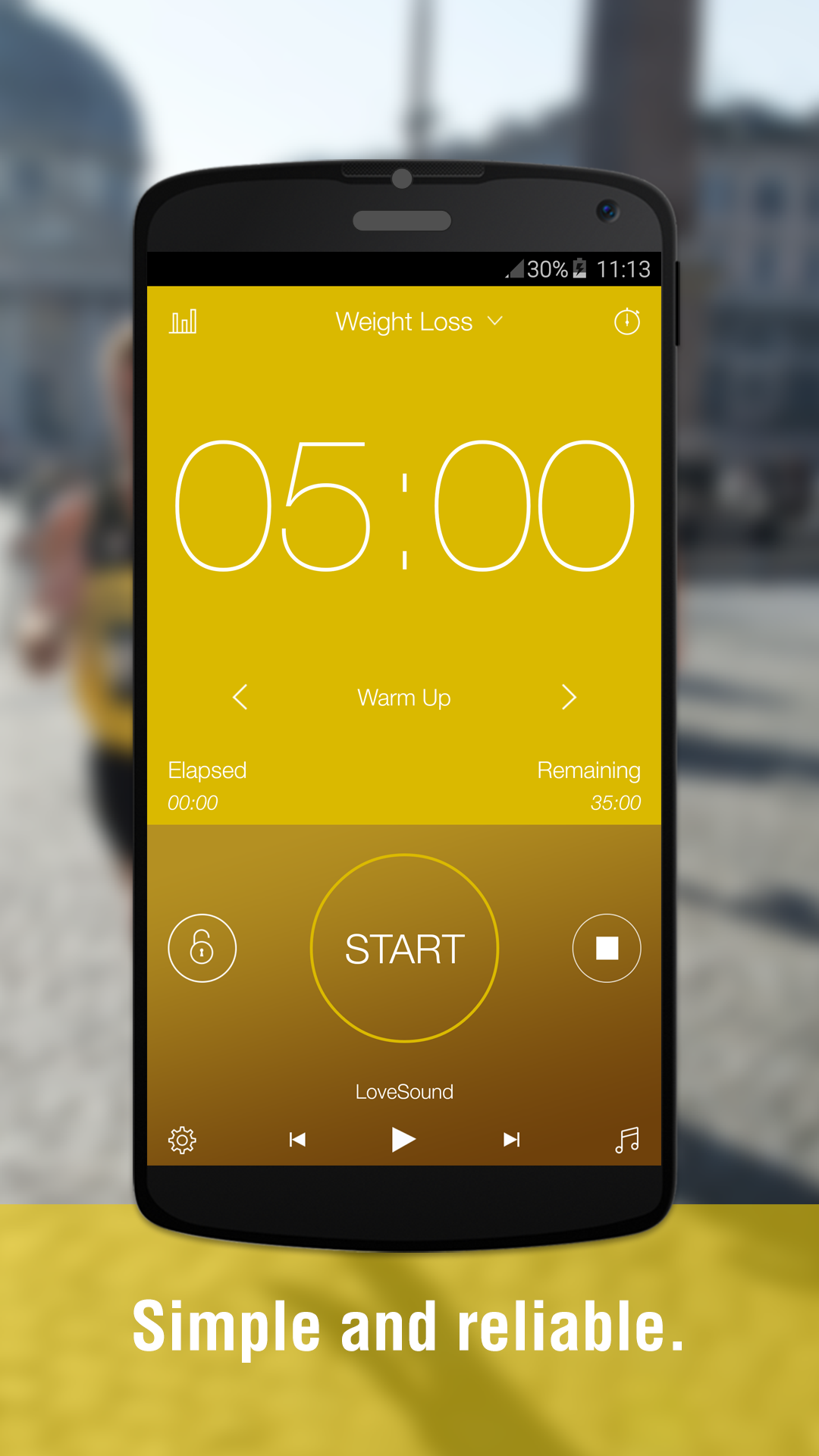 اسکرین شات 1 برنامه Interval Timer － HIIT Training