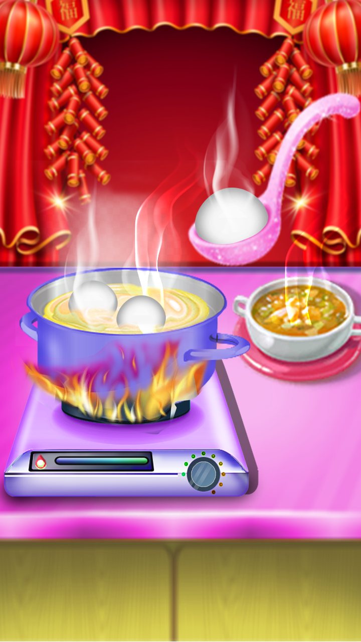 اسکرین شات 4 بازی Chinese food games Girls Games