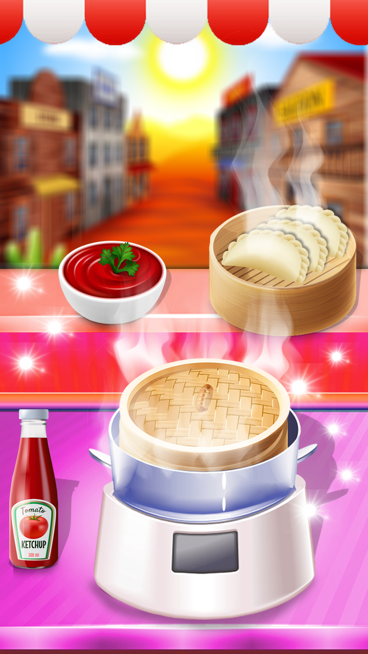 اسکرین شات 2 بازی Chinese food games Girls Games