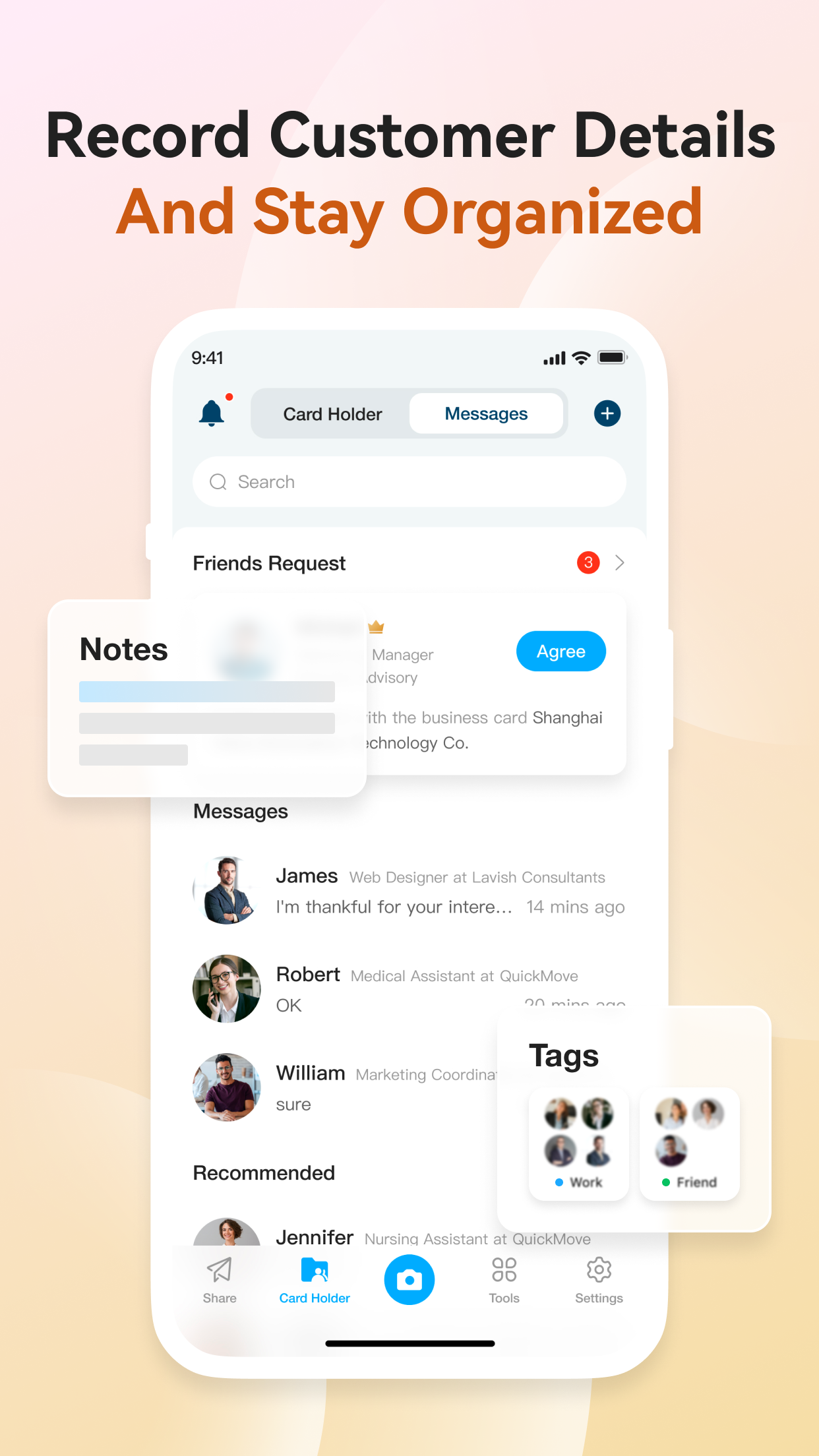 اسکرین شات 7 برنامه CamCard- scan card to contacts