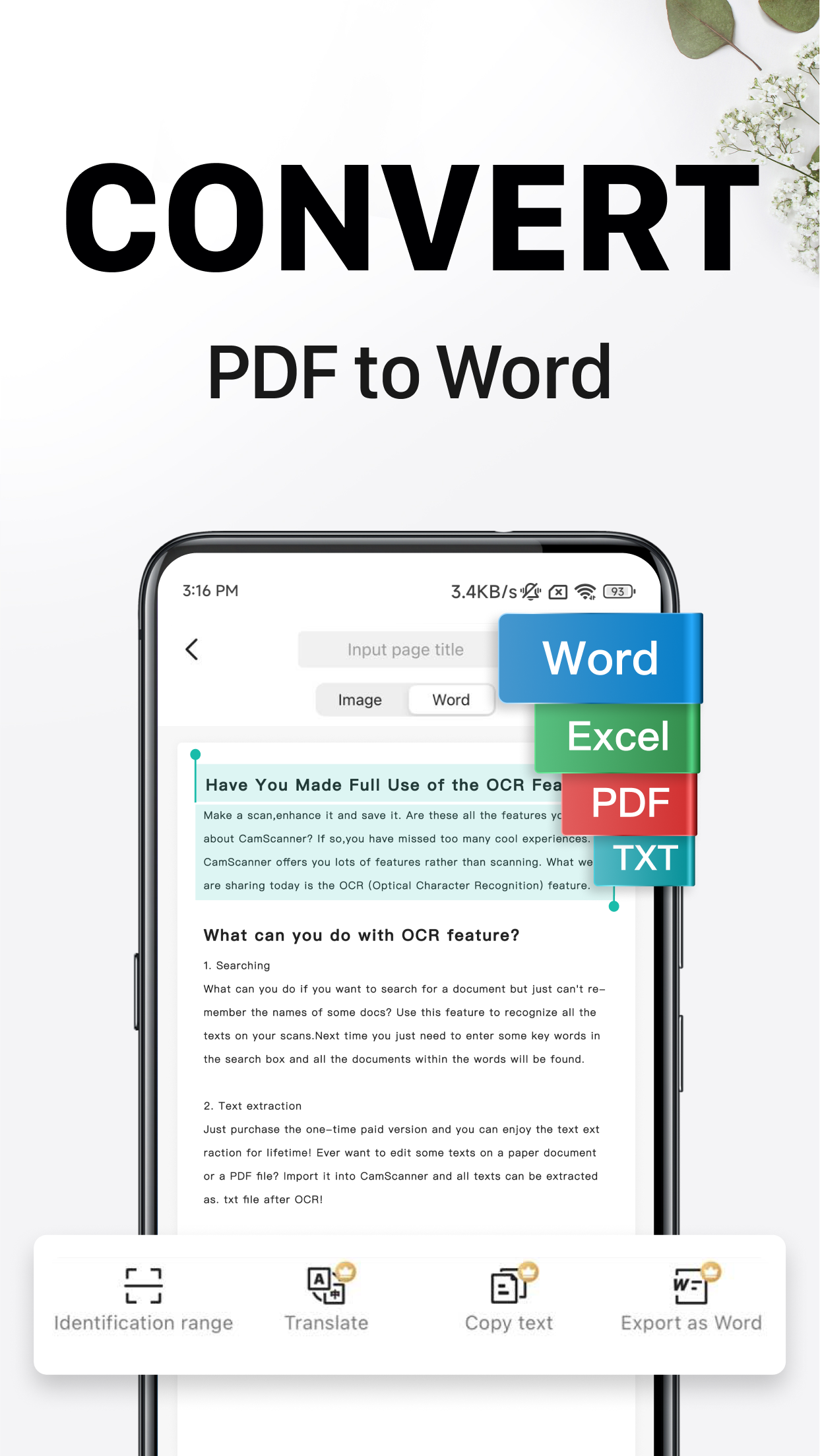 اسکرین شات 5 برنامه کم اسکنر - CamScanner