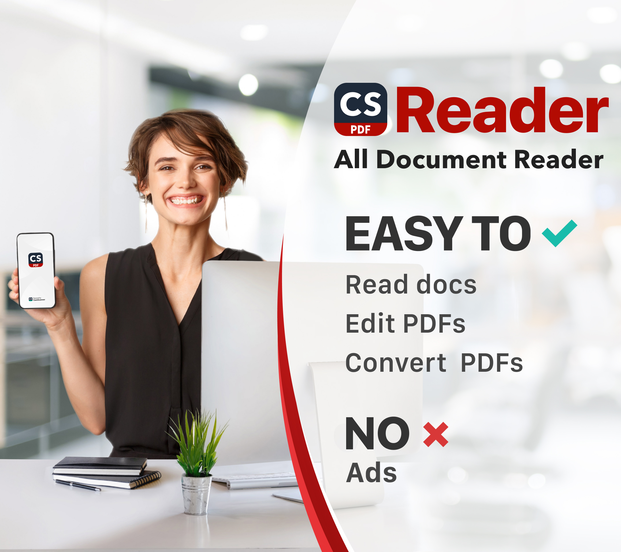 اسکرین شات 1 برنامه CS PDF Reader - PDF Editor