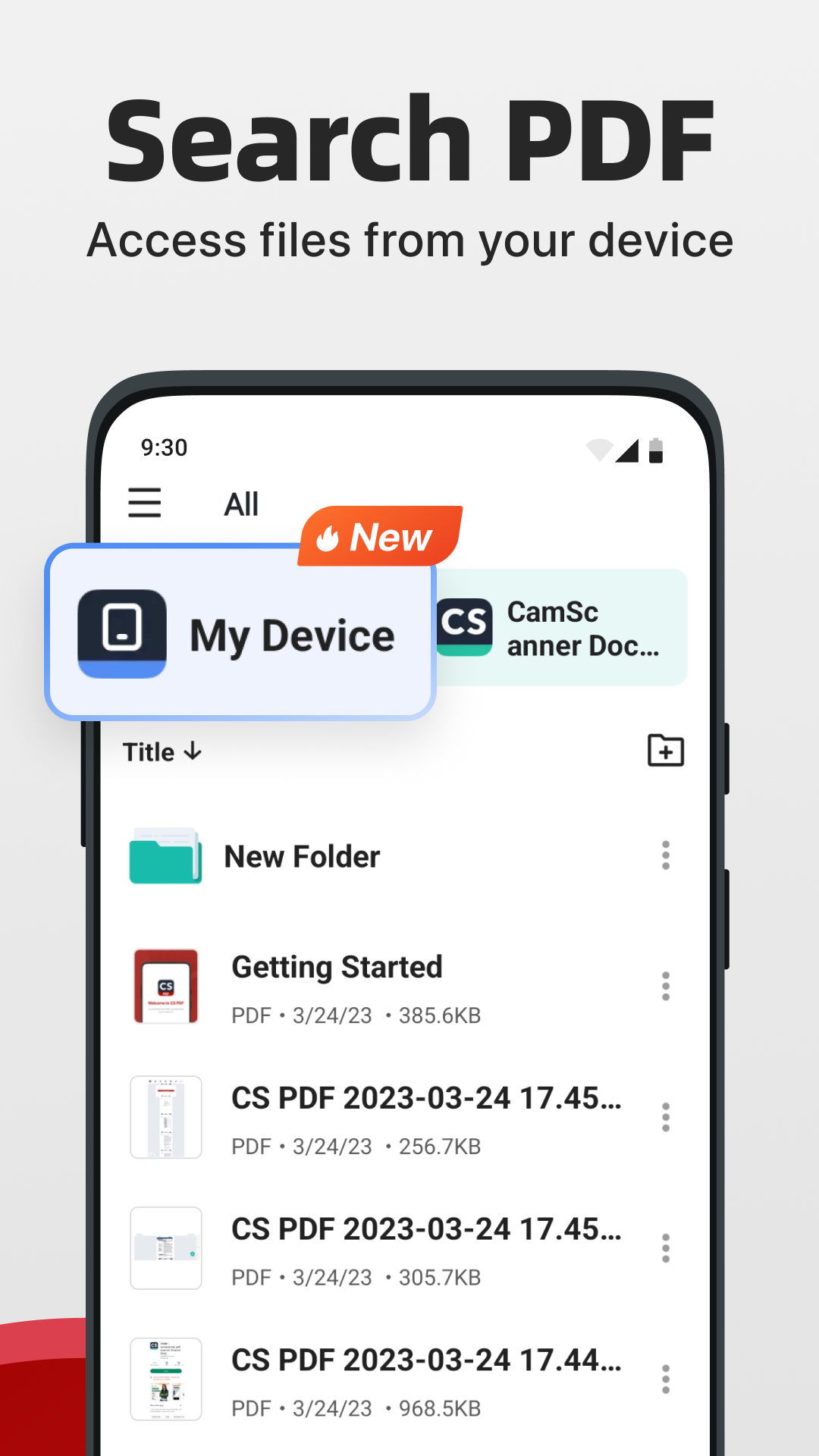 اسکرین شات 3 برنامه CS PDF Reader - PDF Editor