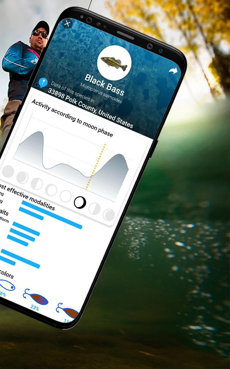 اسکرین شات 2 برنامه WeFish | Your Fishing Forecast