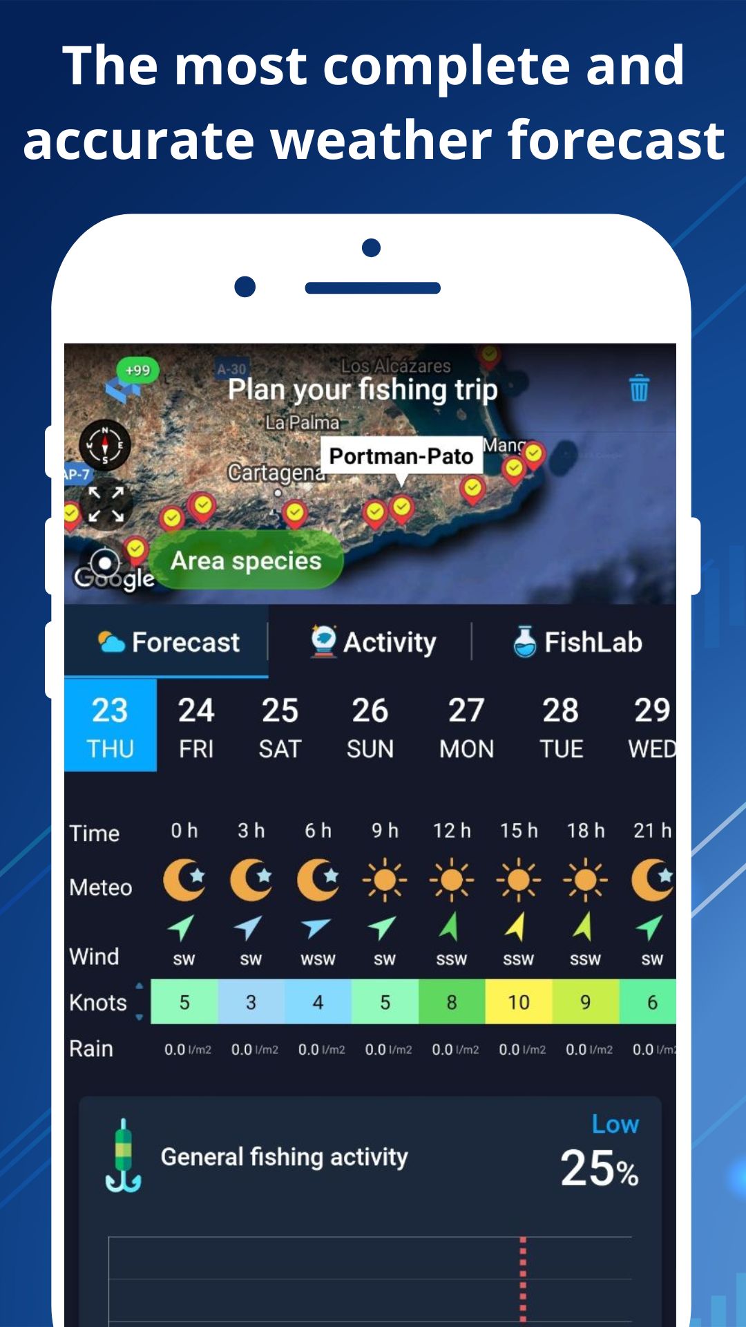 اسکرین شات 7 برنامه WeFish | Your Fishing Forecast