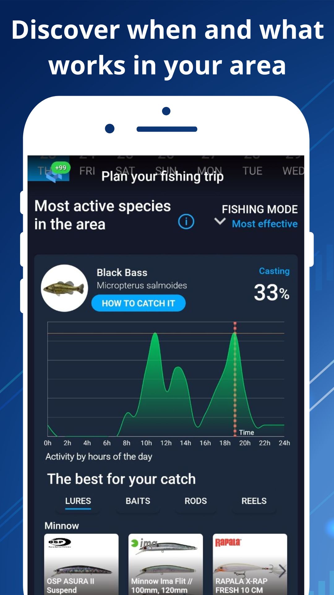 اسکرین شات 5 برنامه WeFish | Your Fishing Forecast