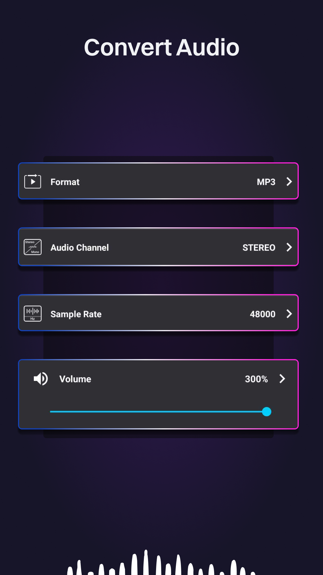 اسکرین شات 4 برنامه Video to MP3 Converter Cutter