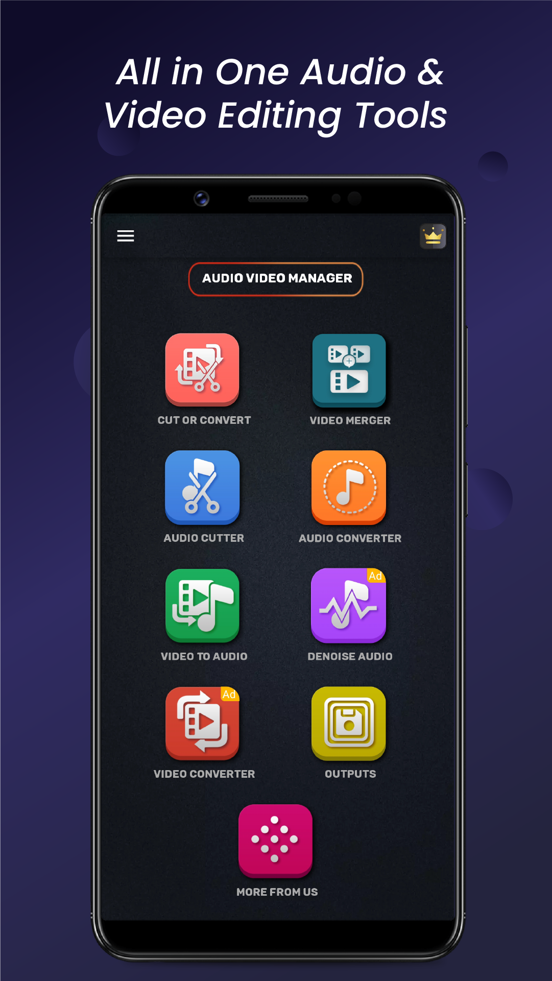 اسکرین شات 2 برنامه Video to MP3 Converter Cutter