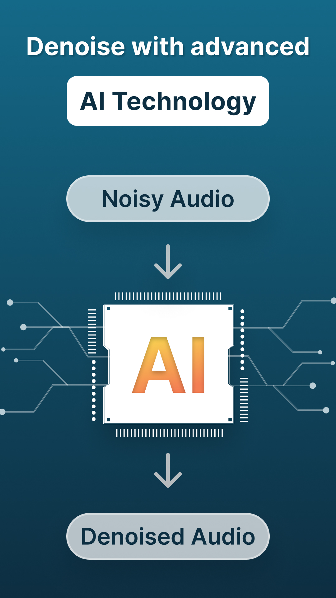 اسکرین شات 2 برنامه Audio Video Noise Reducer AI