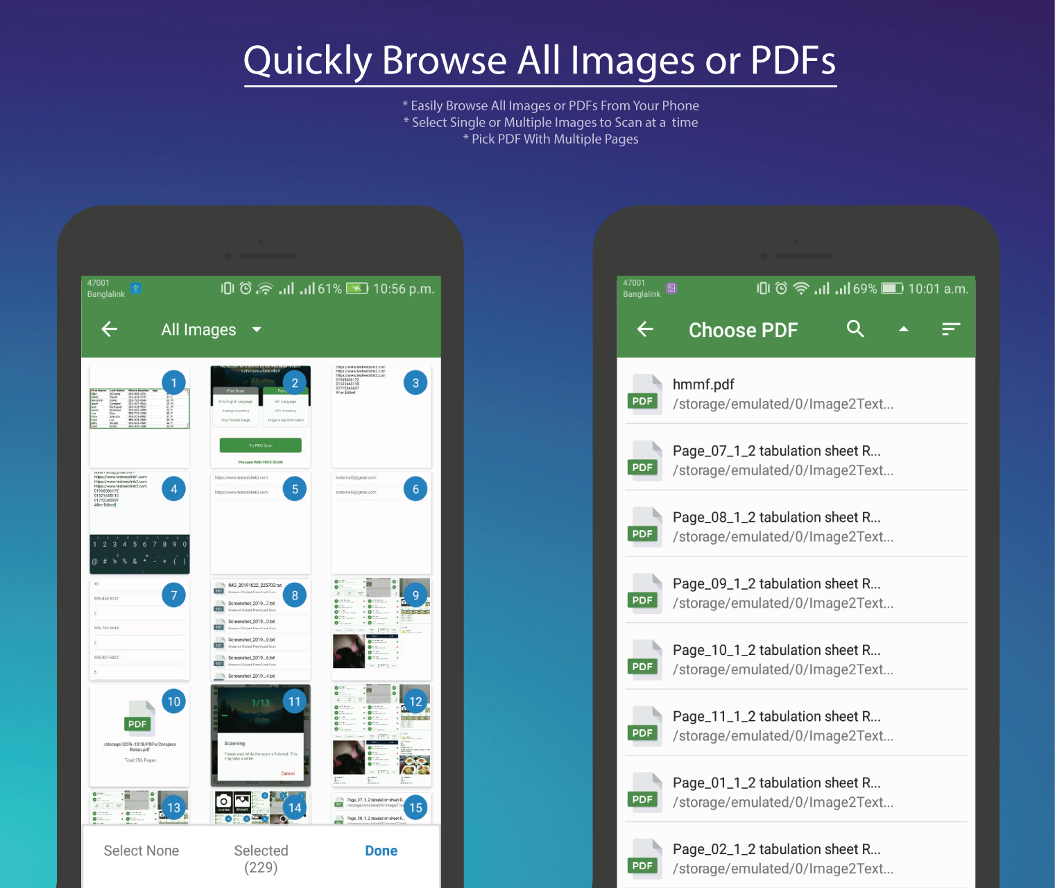 اسکرین شات 3 برنامه Image to Text,  document & PDF Scanner app