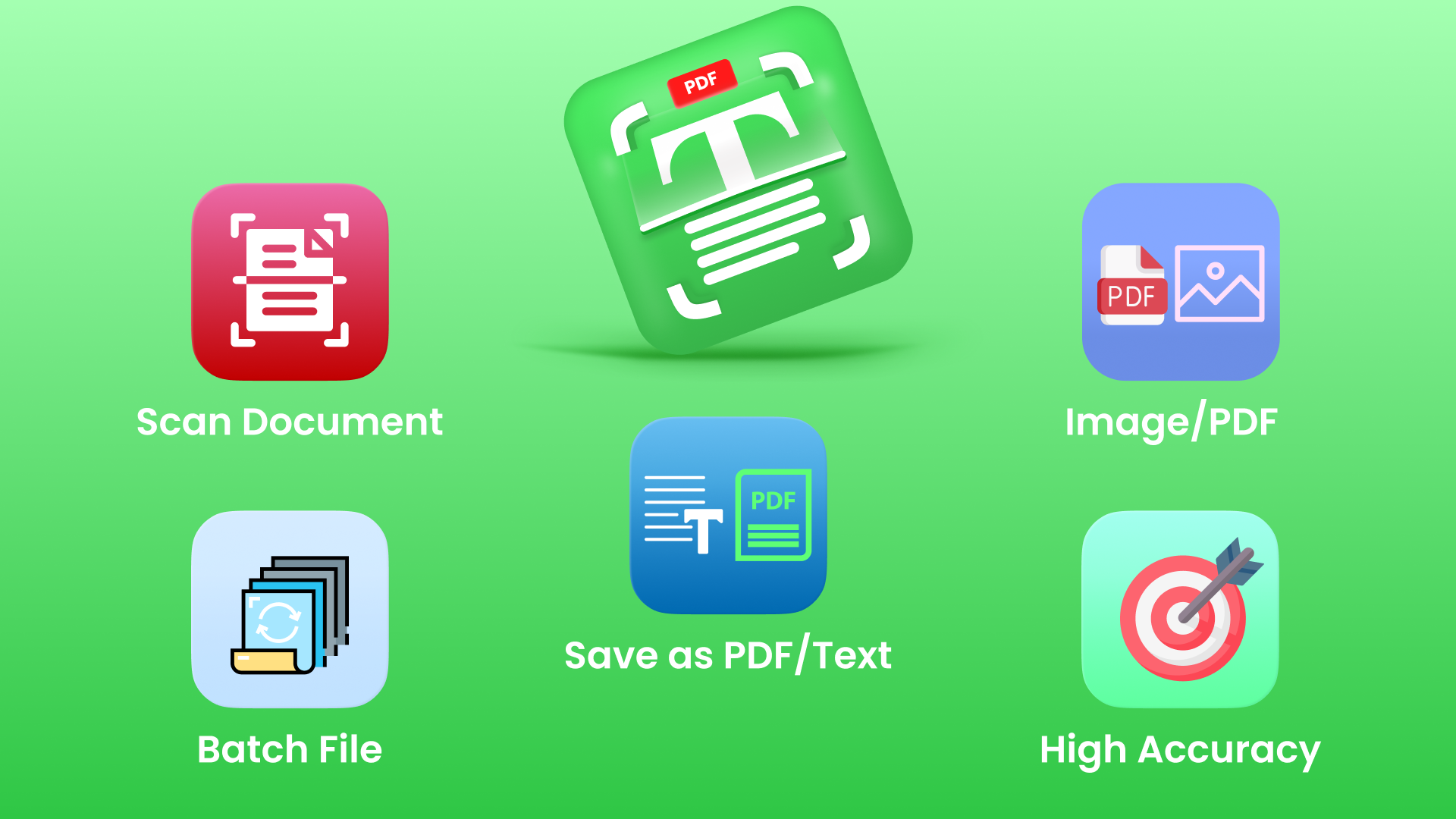 اسکرین شات 1 برنامه Image to Text,  document & PDF Scanner app