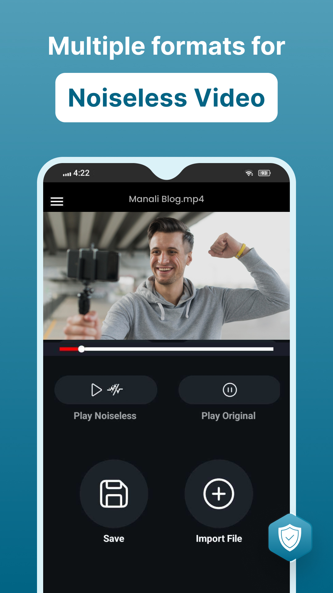 اسکرین شات 3 برنامه Audio Video Noise Reducer