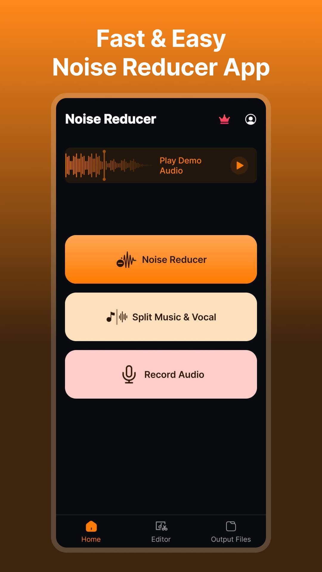 اسکرین شات 2 برنامه Audio Video Noise Reducer