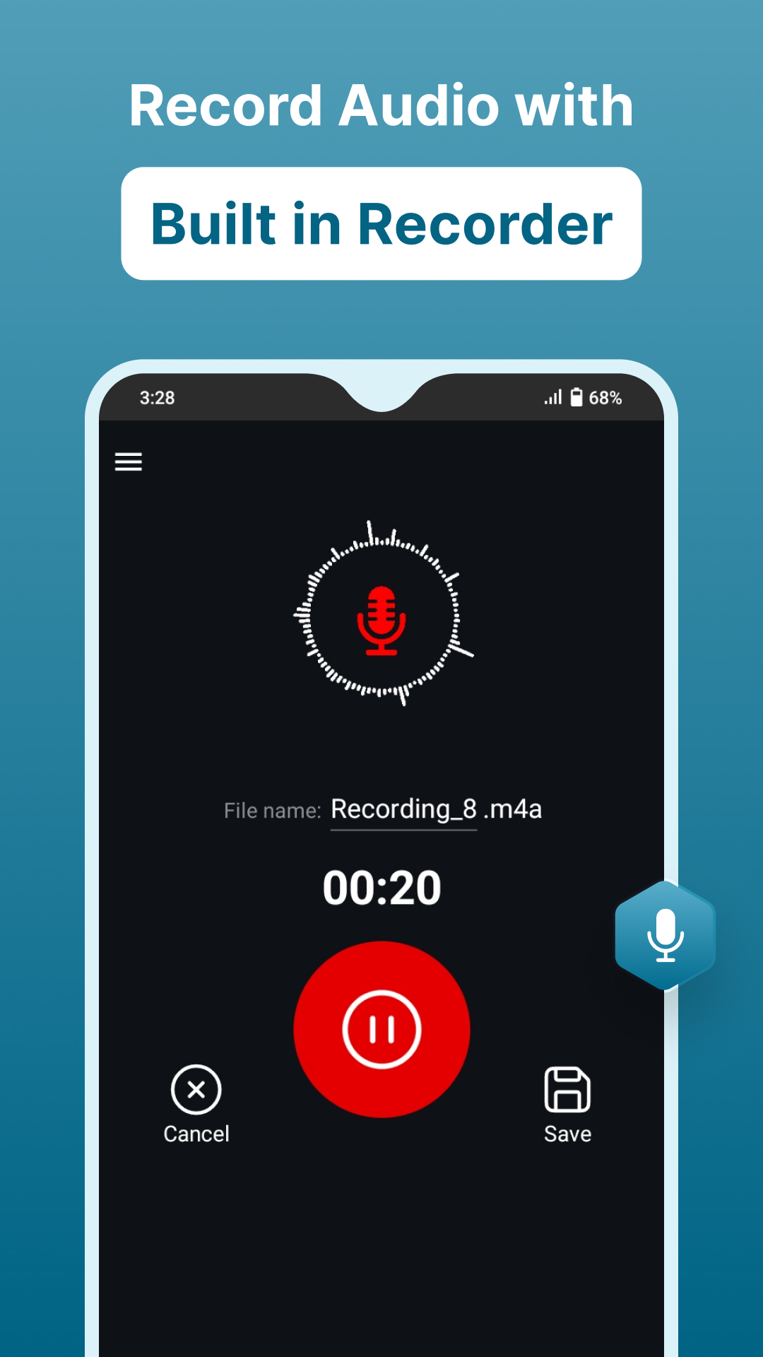 اسکرین شات 5 برنامه Audio Video Noise Reducer