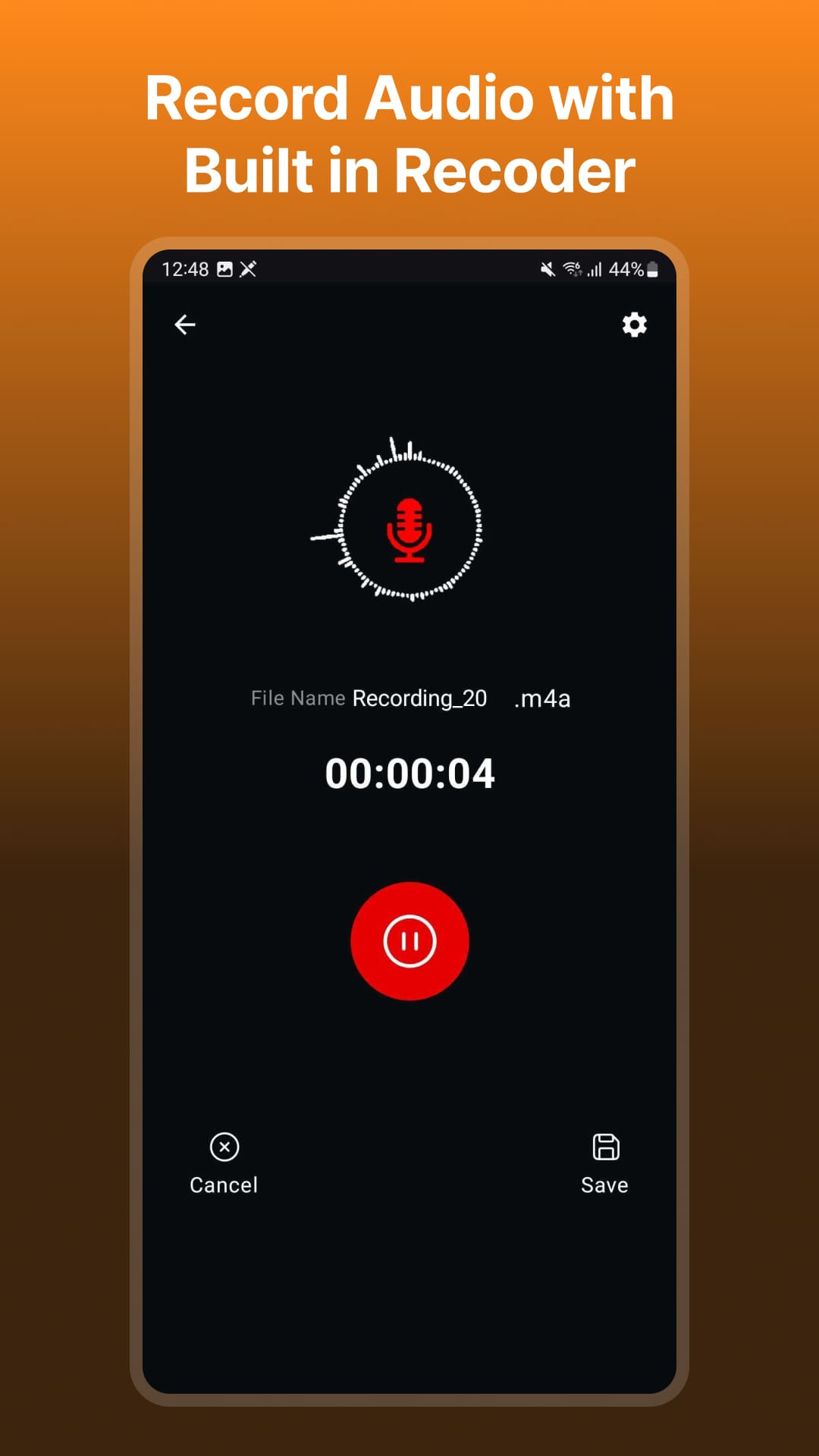 اسکرین شات 6 برنامه Audio Video Noise Reducer