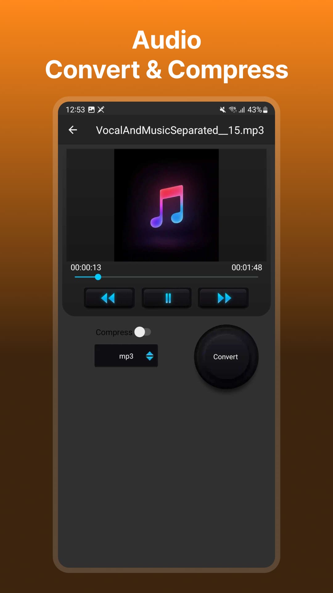 اسکرین شات 8 برنامه Audio Video Noise Reducer