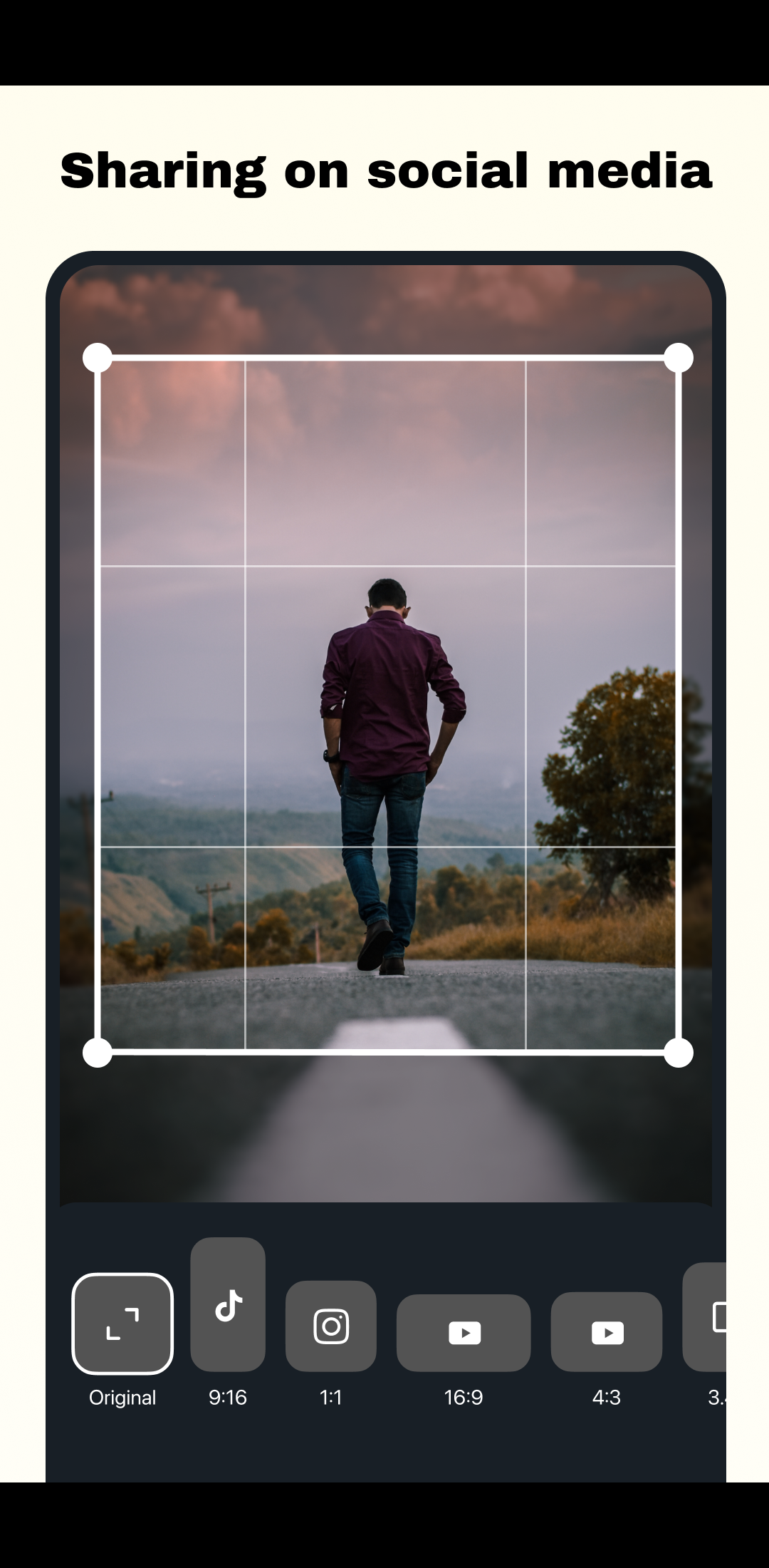 اسکرین شات 8 برنامه Cut, Trim & Crop Video Editor