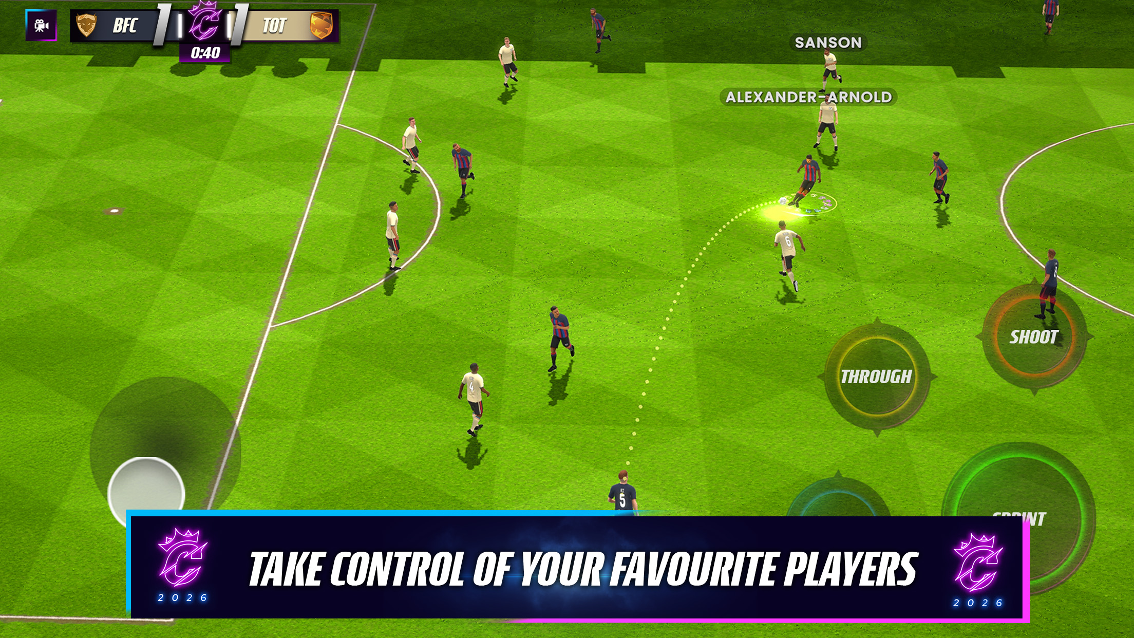 اسکرین شات 1 بازی Champions Elite Football 2026