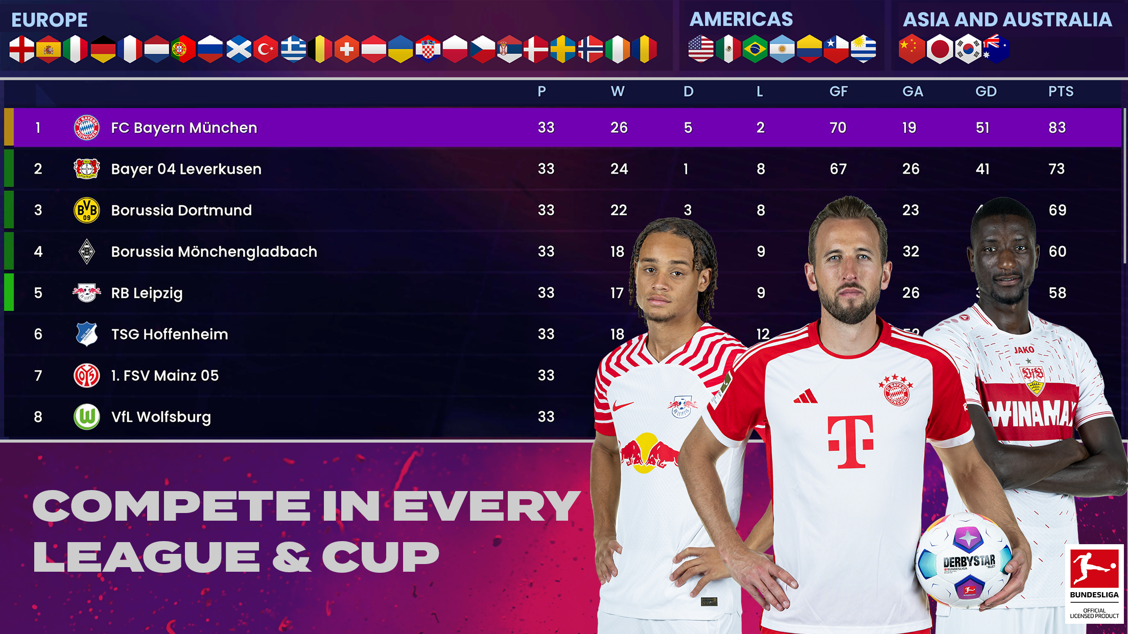 اسکرین شات 2 بازی Soccer Manager 2024 - Football